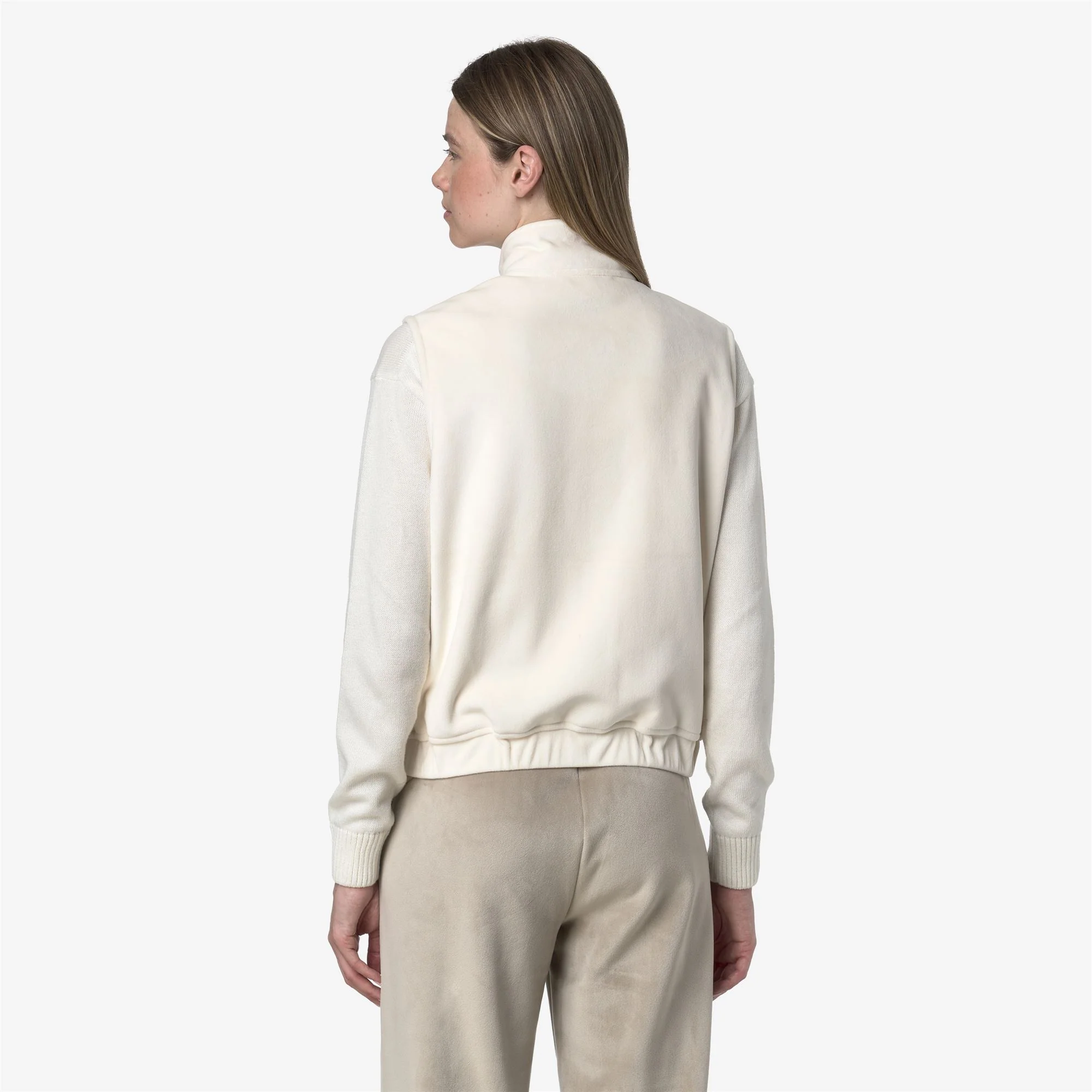 VIVIELME VELOUR POLAR - Fleece - Vest - Woman - WHITE G-WHITE G - Image 5