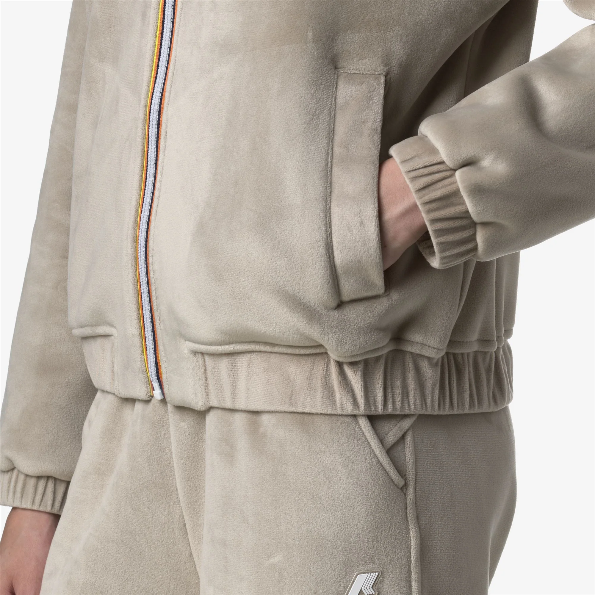 VIVIETTE VELOUR POLAR - Fleece - Jacket - Woman - BEIGE CASHMERE-BEIGE CASHMERE - Image 2