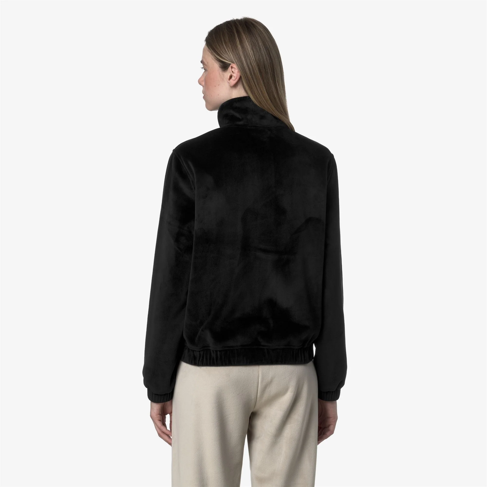 VIVIETTE VELOUR POLAR - Fleece - Jacket - Woman - BLACK PURE-BLACK PURE - Image 5