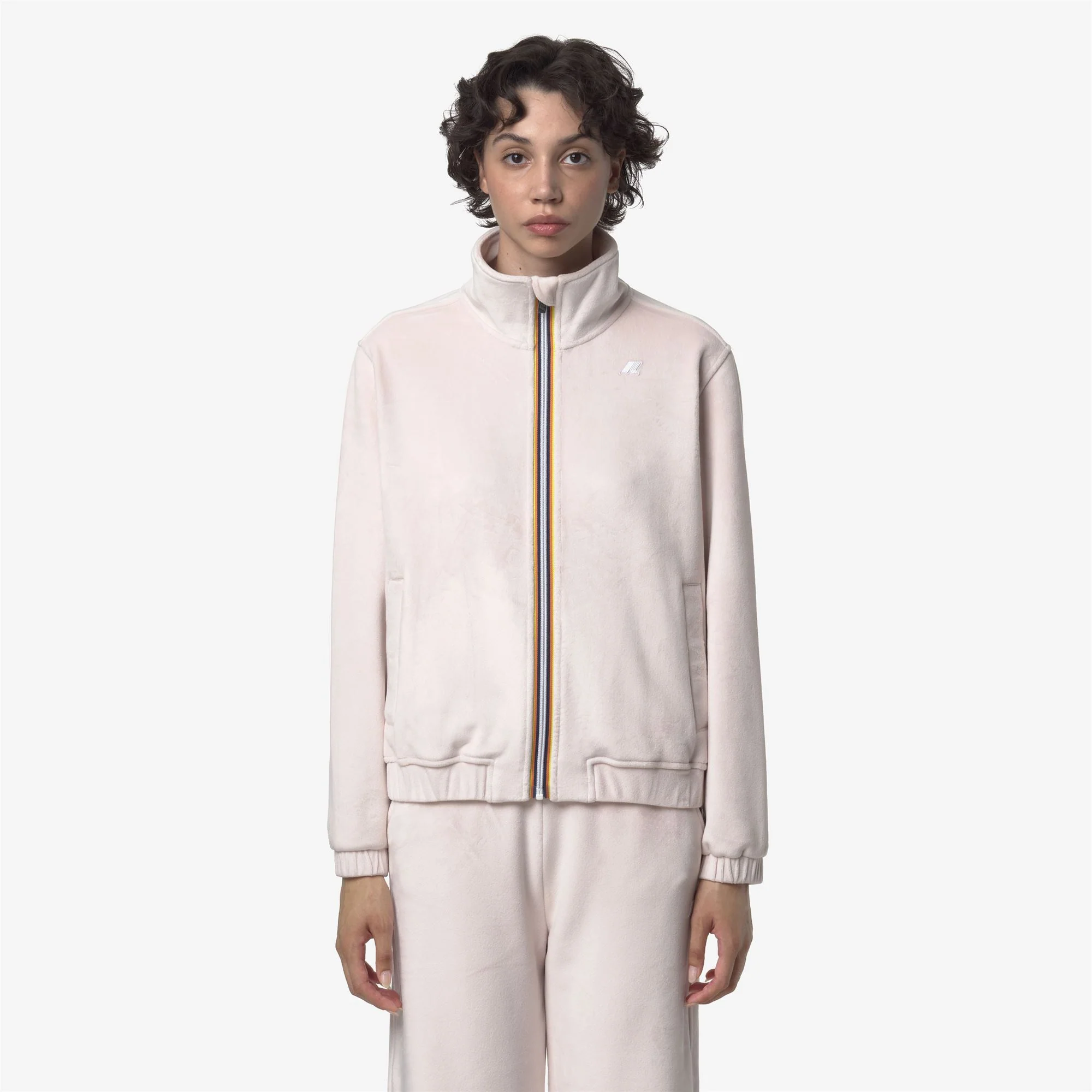 VIVIETTE VELOUR POLAR - Fleece - Jacket - Woman - ROSE HUSHED-ROSE HUSHED - Image 3
