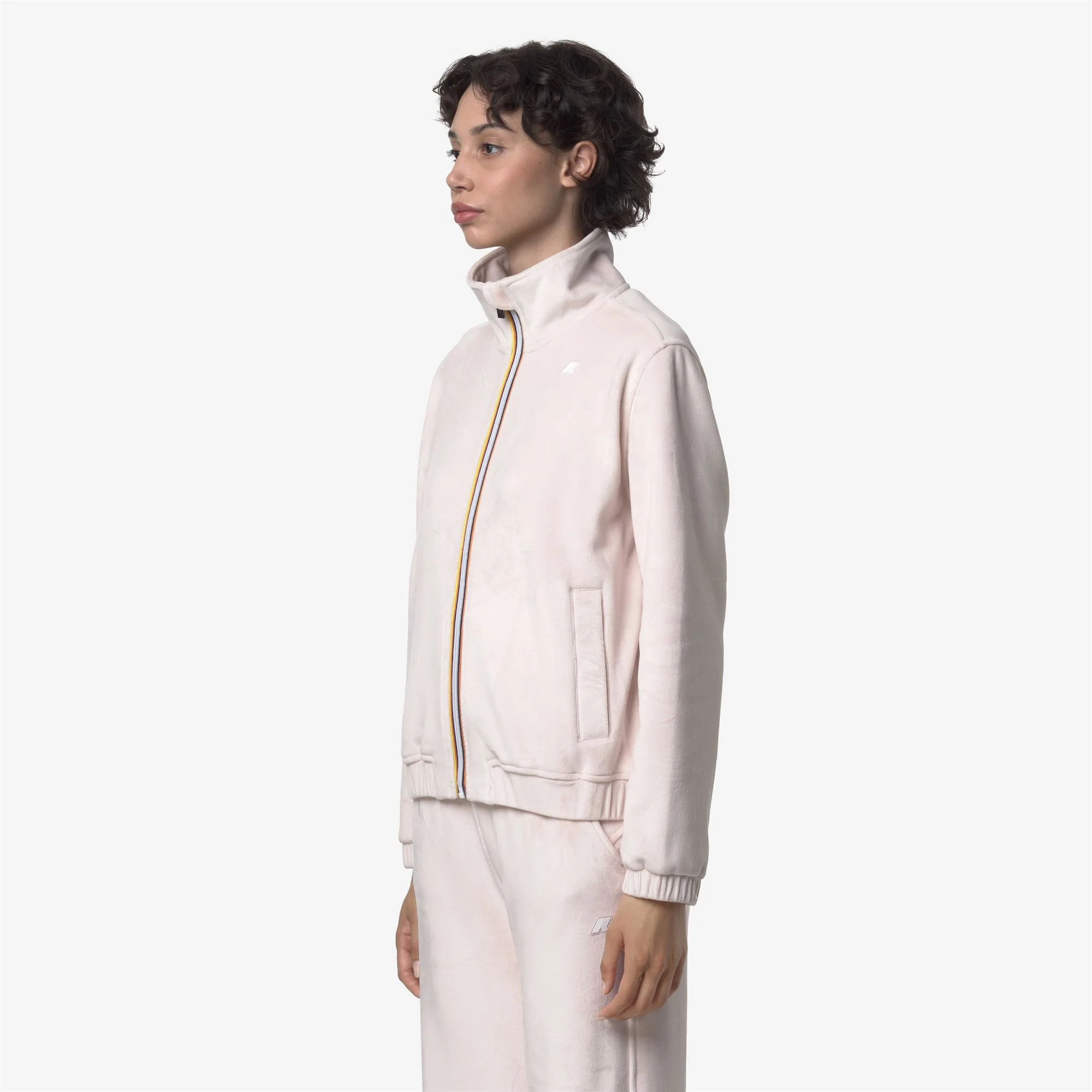 VIVIETTE VELOUR POLAR - Fleece - Jacket - Woman - ROSE HUSHED-ROSE HUSHED - Image 4