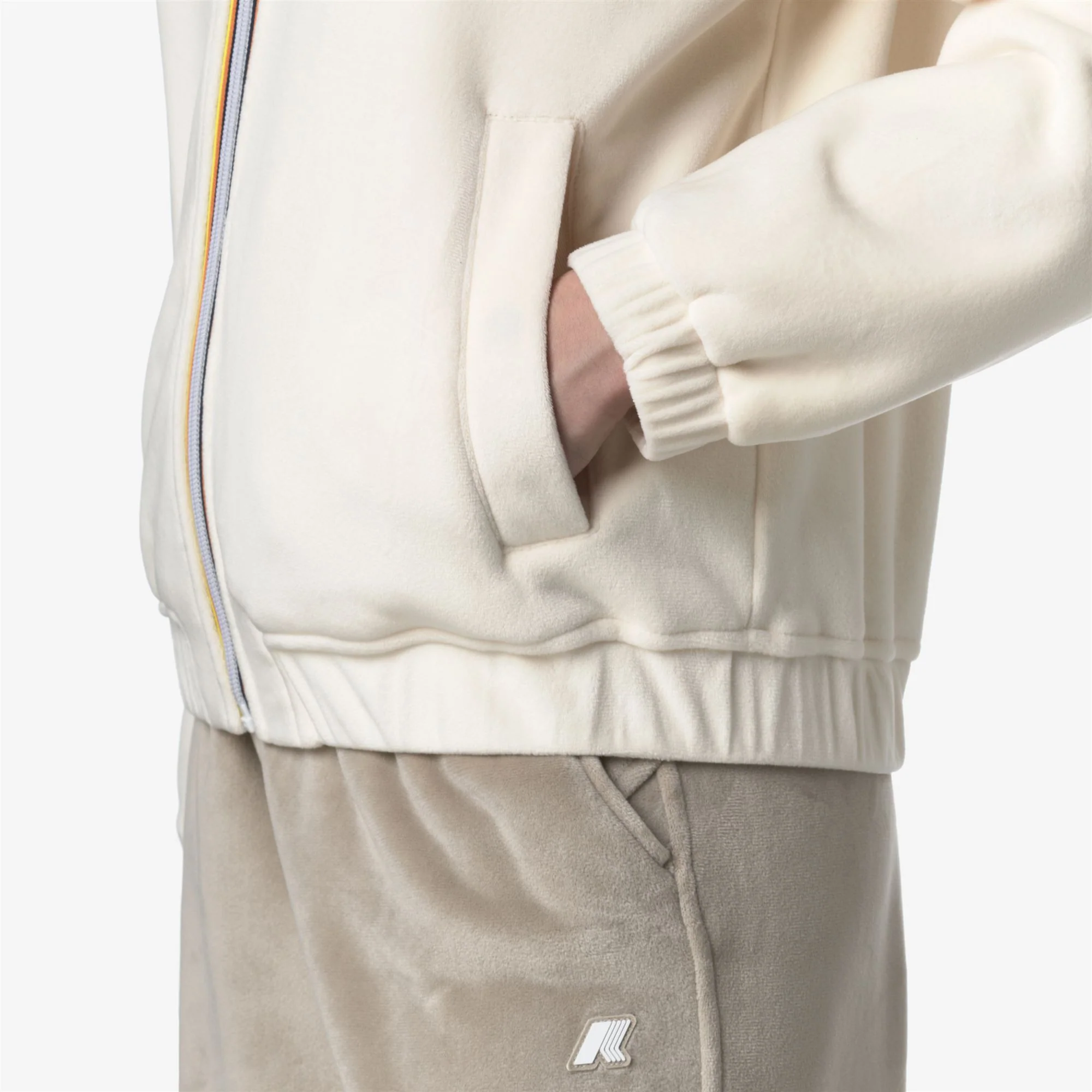 VIVIETTE VELOUR POLAR - Fleece - Jacket - Woman - WHITE G-WHITE G - Image 2