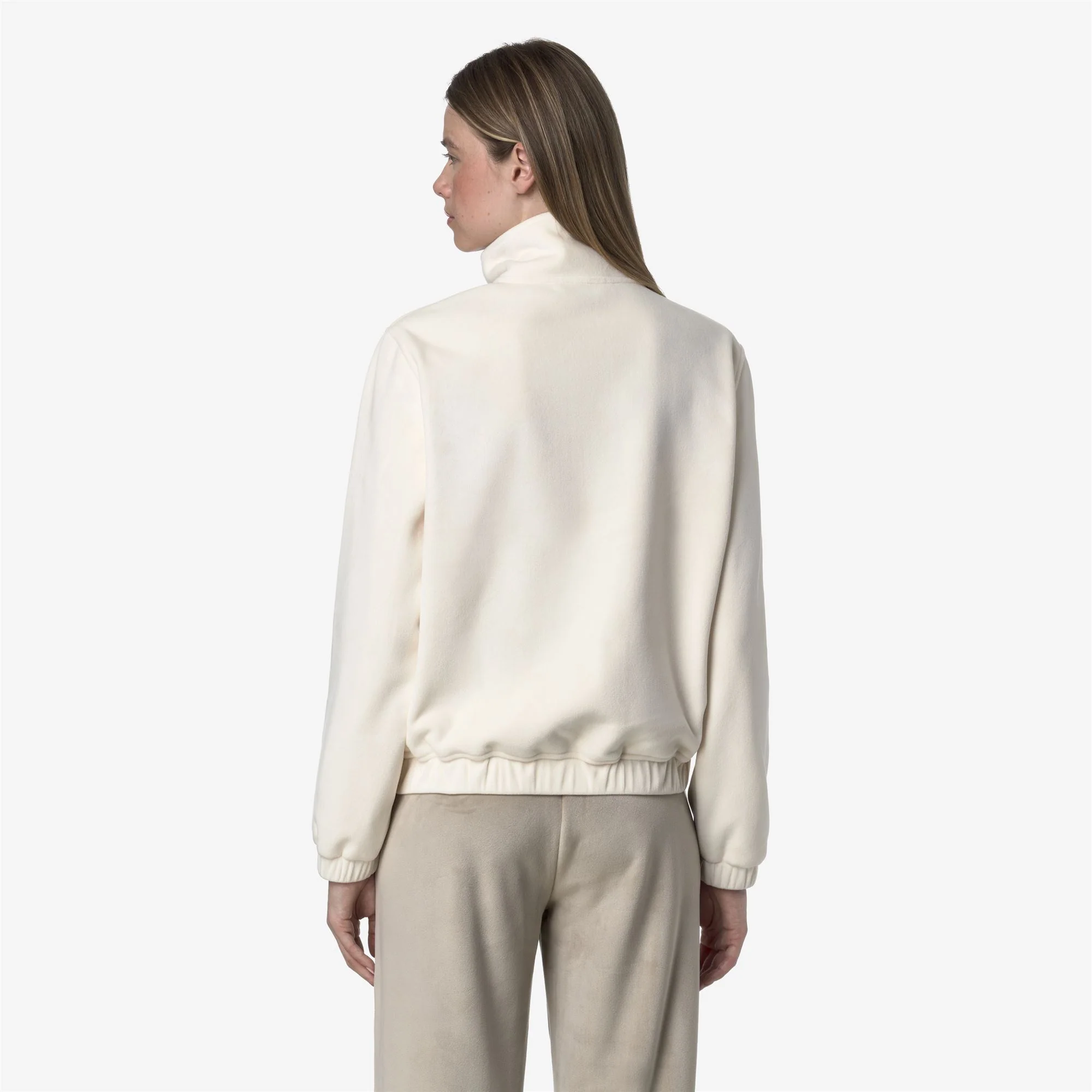 VIVIETTE VELOUR POLAR - Fleece - Jacket - Woman - WHITE G-WHITE G - Image 5