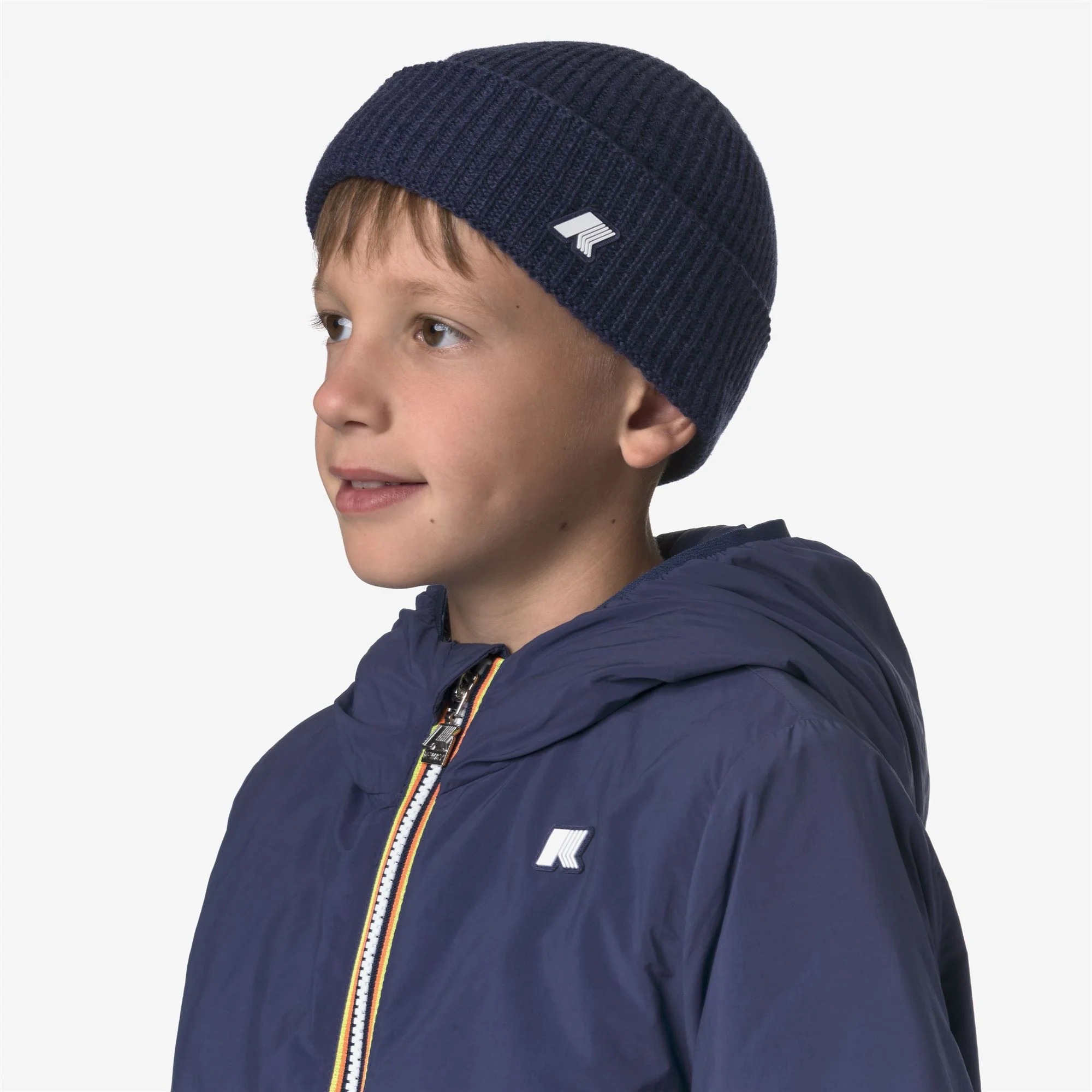P. BRICE CARDIGAN STITCH - Headwear - Hat - Kid unisex - BLUE DEEP COBALT MELANGE - Image 3