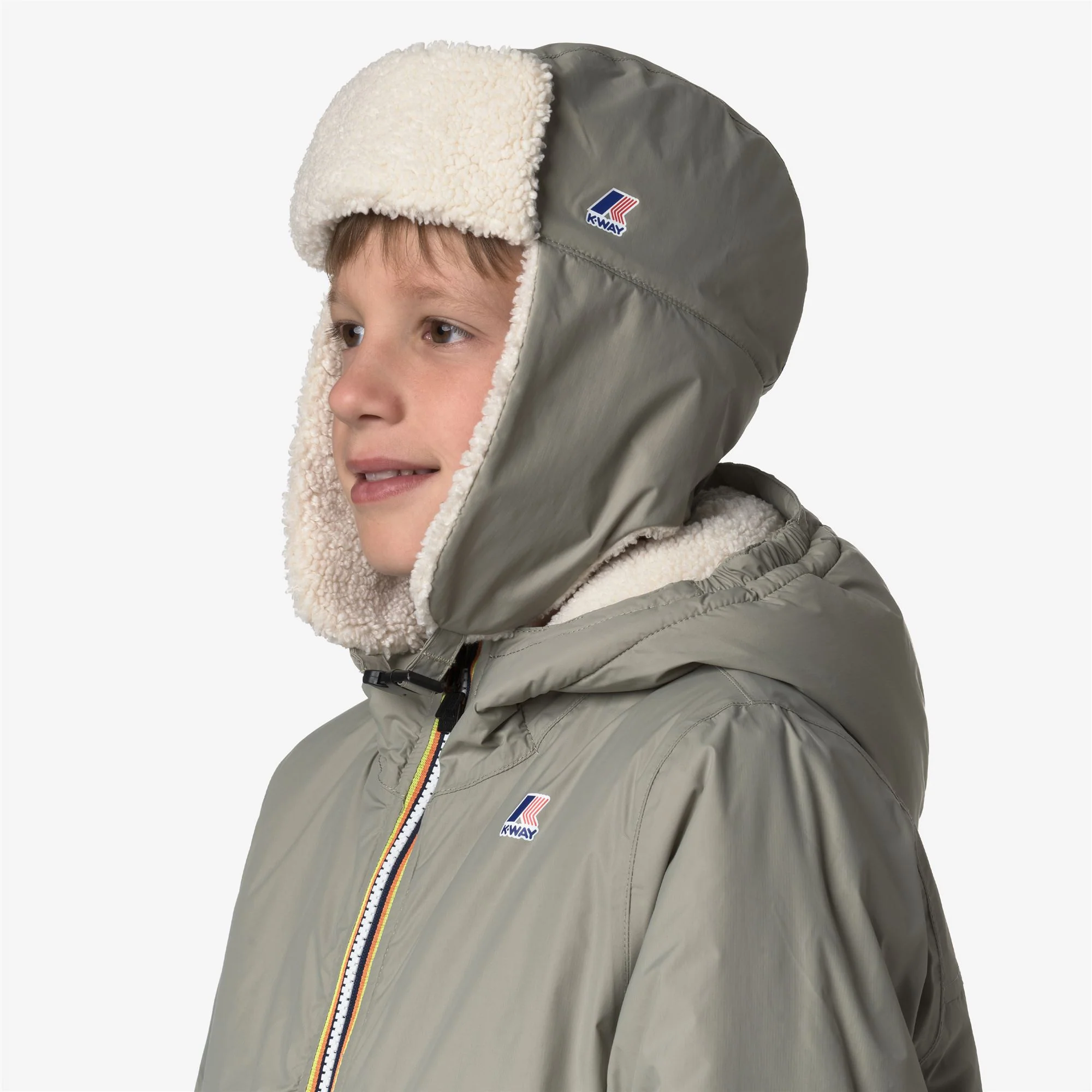 P. LE VRAI 4.0 FEBRUUS ORSETTO - Headwear - Cap - Kid unisex - GREEN OAK - Image 2