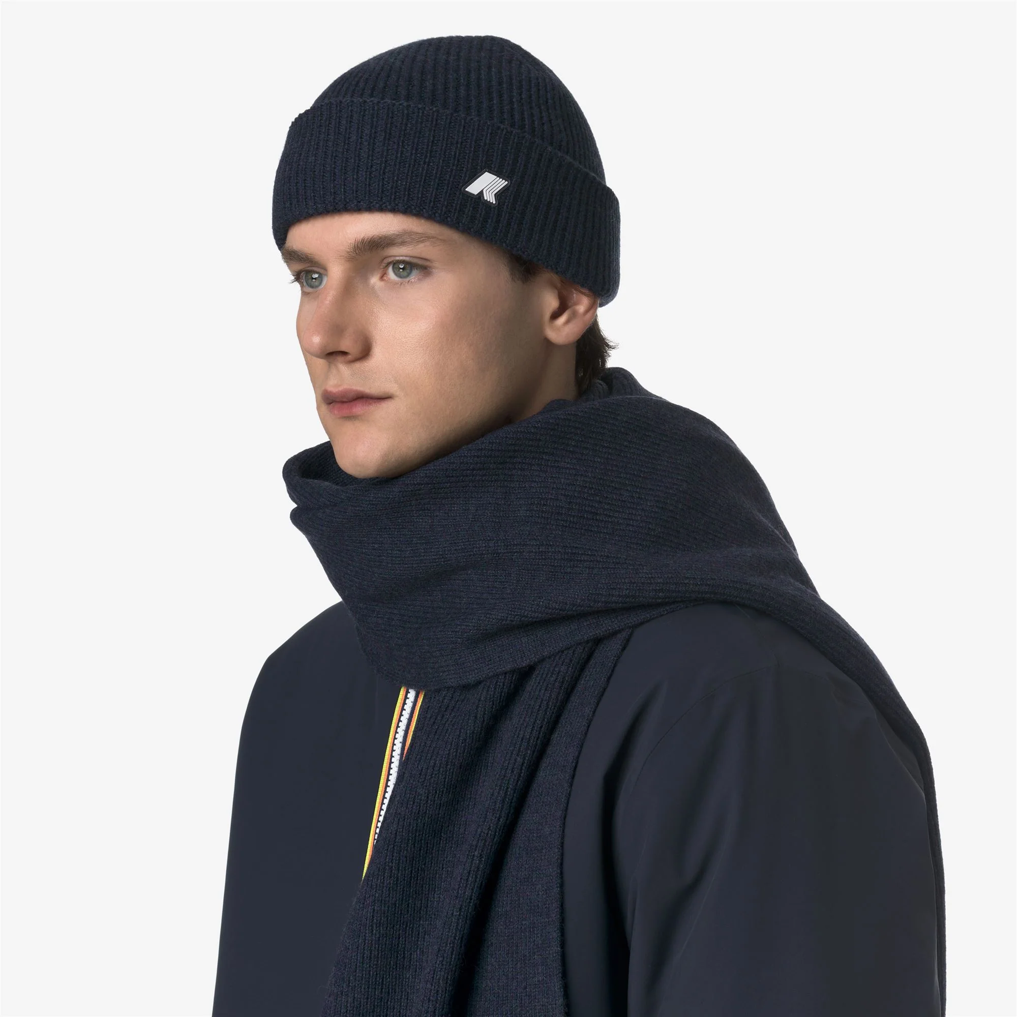 BRICE CARDIGAN STITCH WOOL - Headwear - Hat - Unisex - BLUE AIRFORCE MEL - Image 2