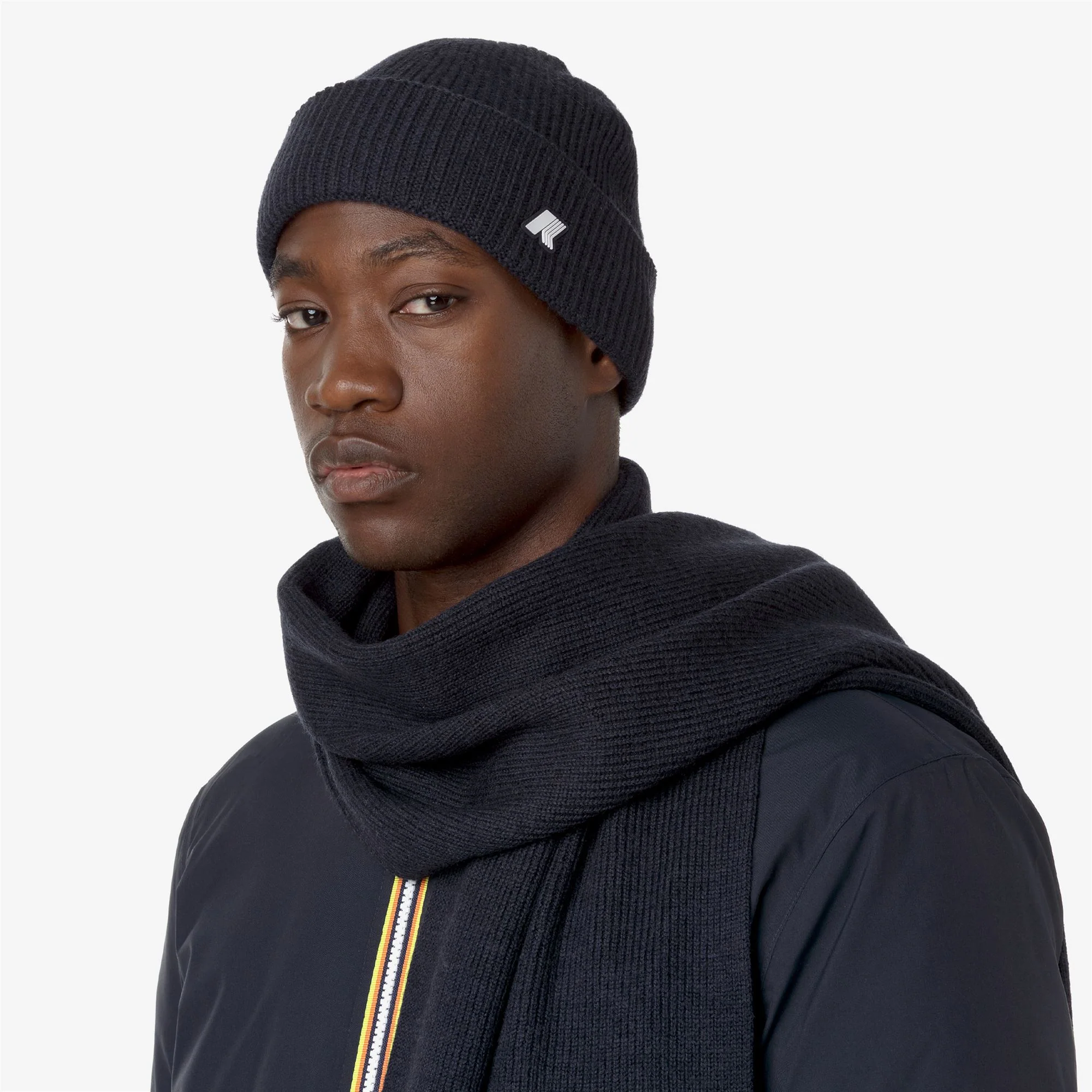 BRICE CARDIGAN STITCH WOOL - Headwear - Hat - Unisex - BLUE DEPTH MELANGE - Image 2