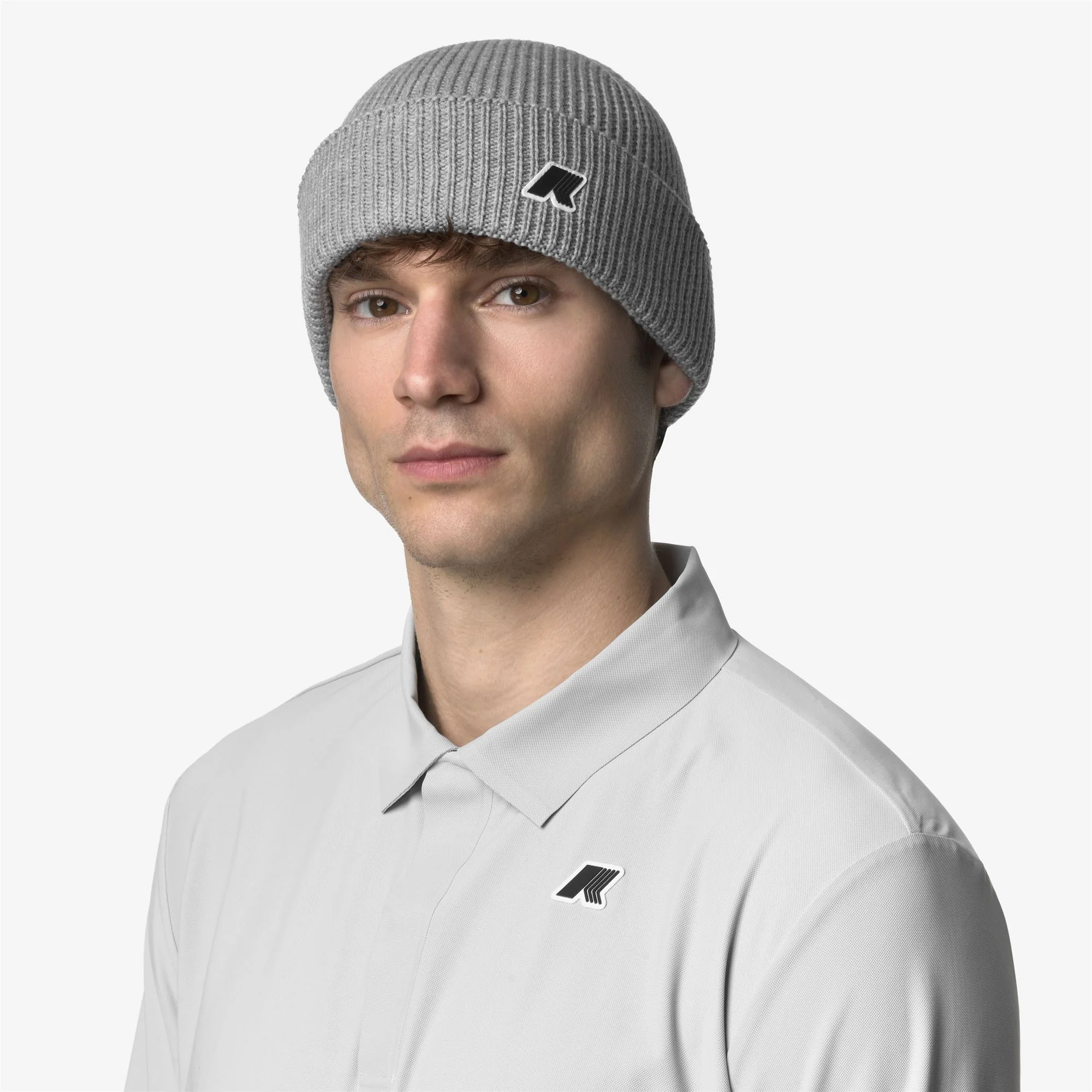 BRICE CARDIGAN STITCH WOOL GOLF - Headwear - Hat - Unisex - GREY - Image 2