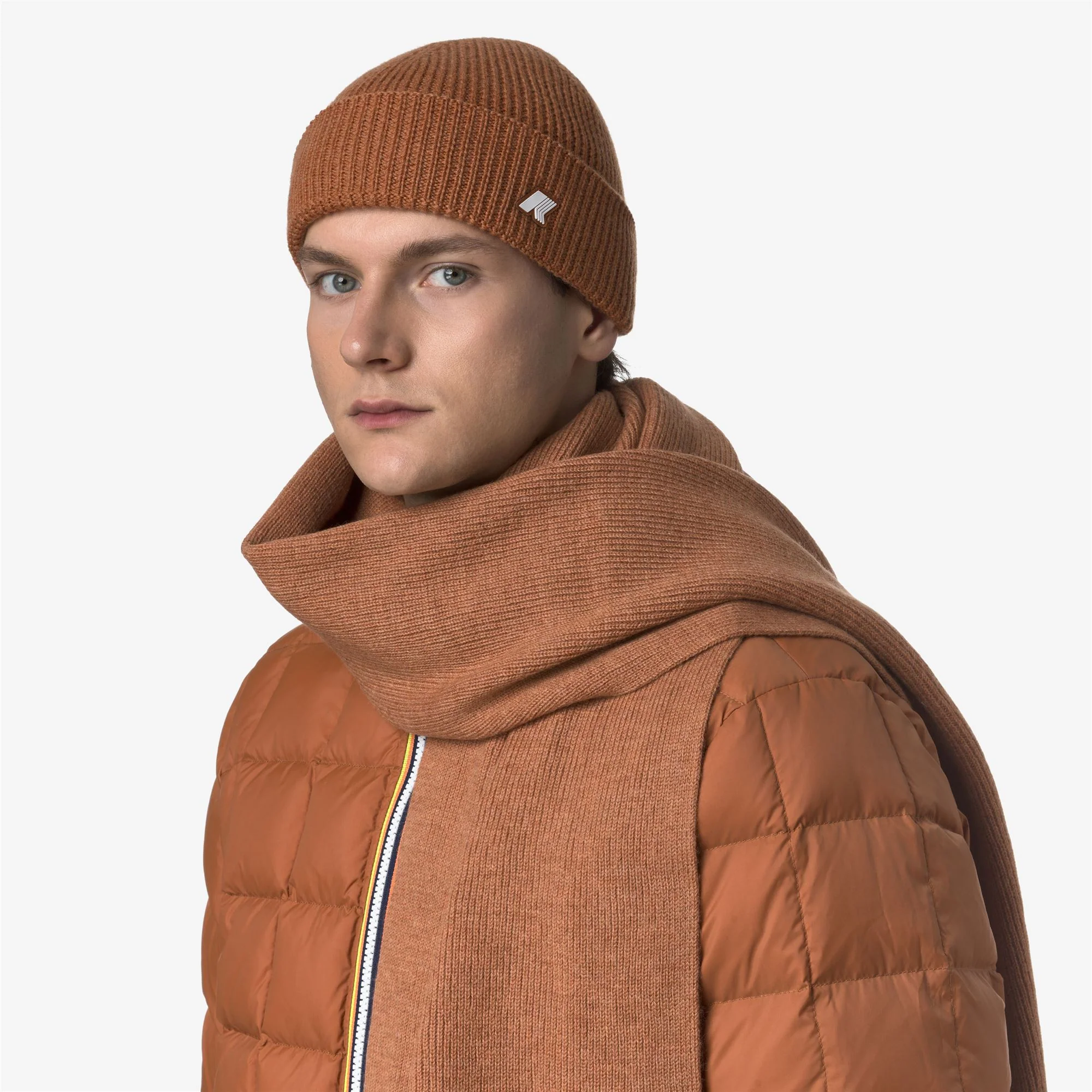 BRICE CARDIGAN STITCH WOOL - Headwear - Hat - Unisex - ORANGE ADOBE MEL - Image 2