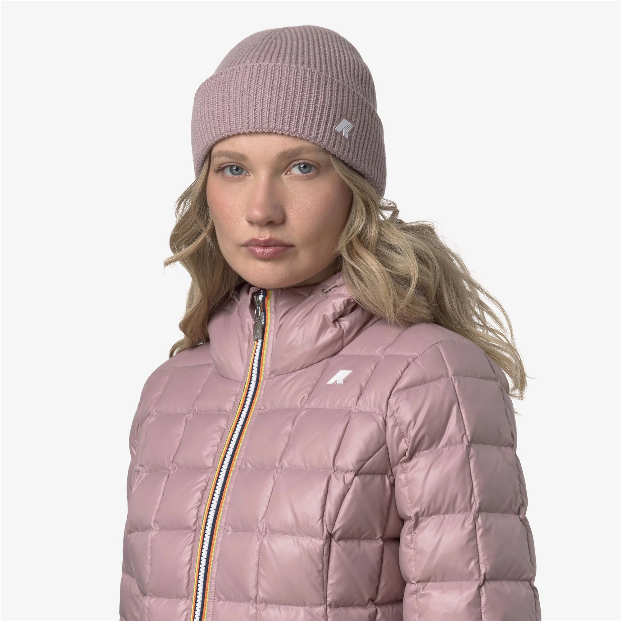 BRICE CARDIGAN STITCH WOOL - Headwear - Hat - Unisex - ROSE PINKISH MEL - Image 2