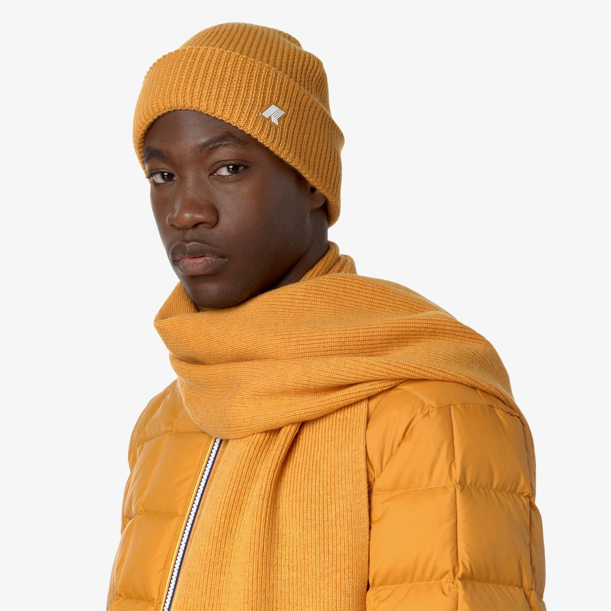 BRICE CARDIGAN STITCH WOOL - Headwear - Hat - Unisex - YELLOW INCA MELANGE - Image 2
