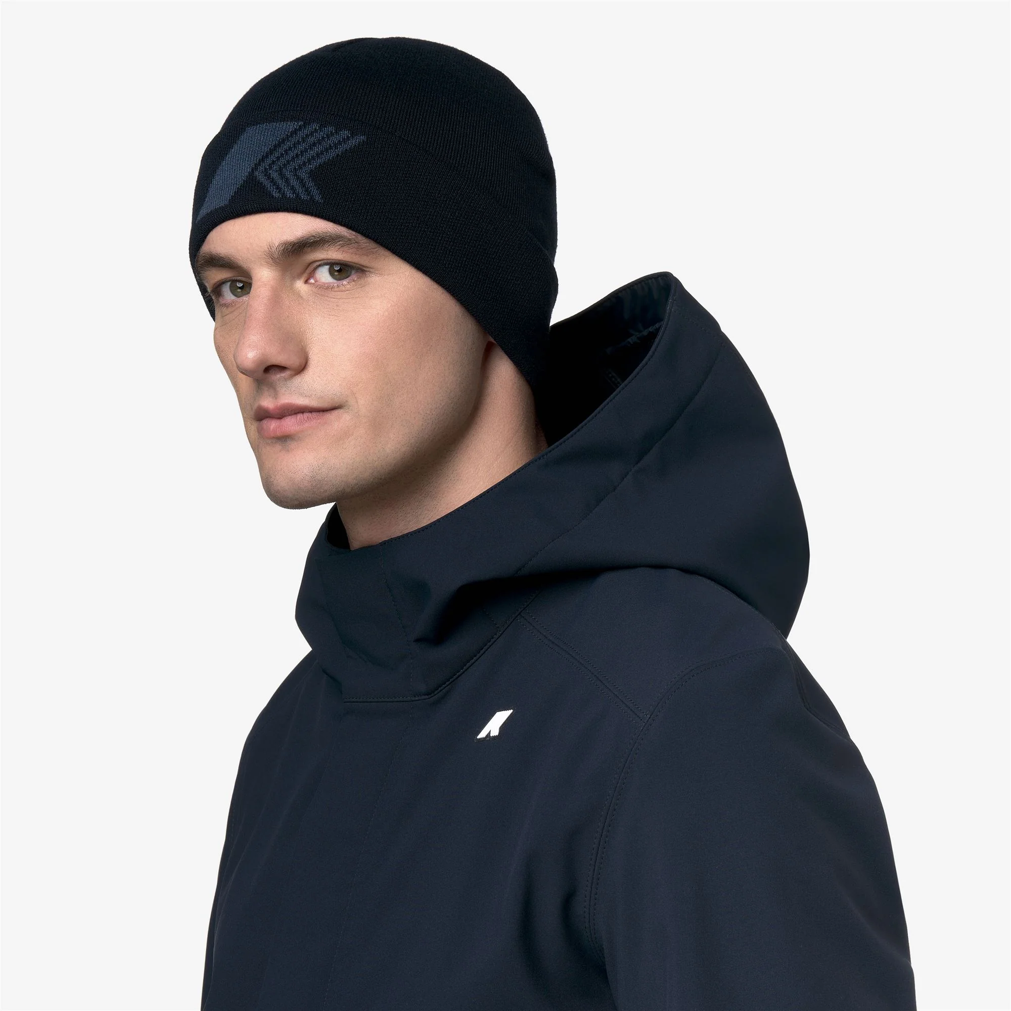 BRIZ REVERSIBLE FRONT KNIT - Headwear - Hat - Unisex - BLUE DEPTH-BLUE AIRFORCE - Image 3