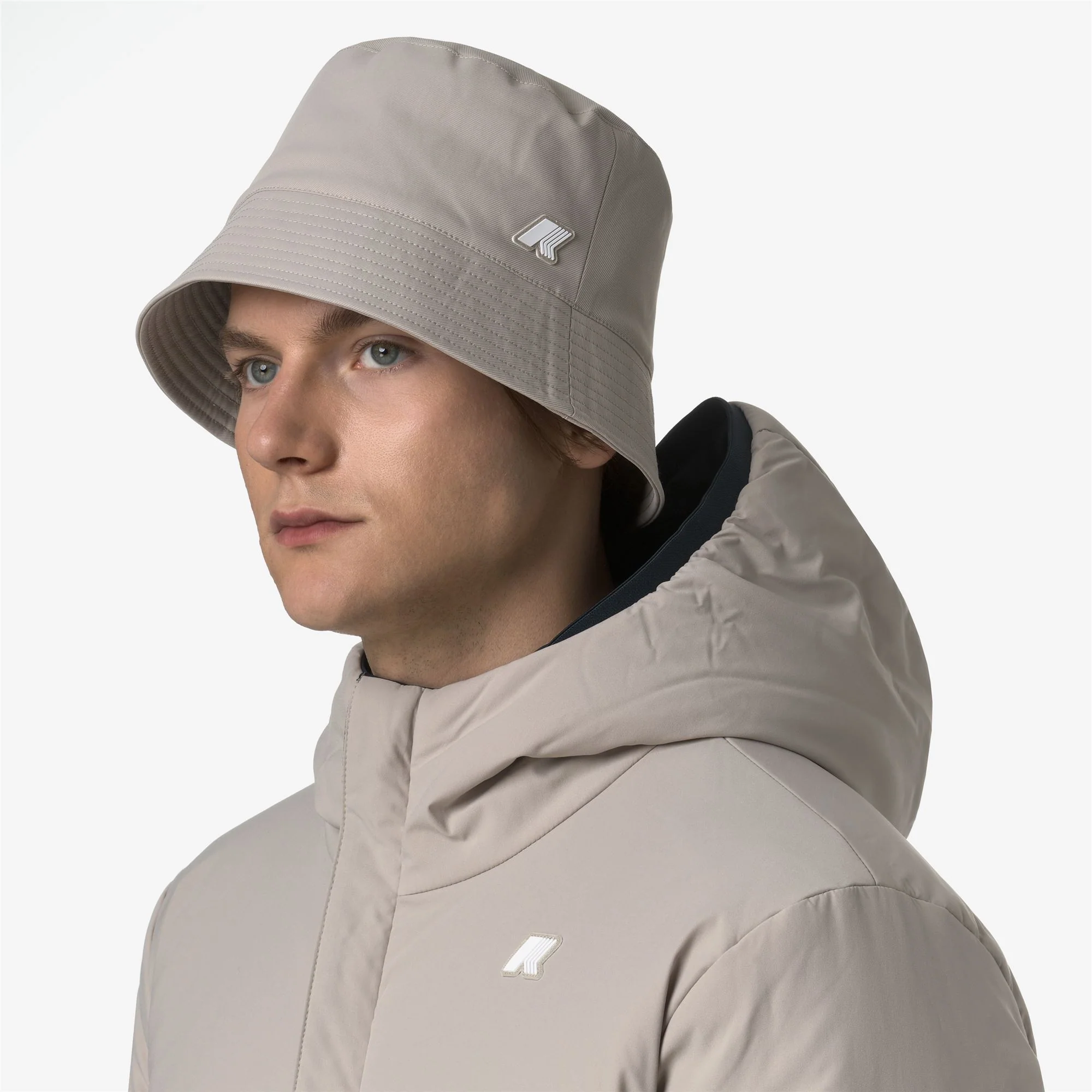 PASCALLE TWILL MARMOTTA - Headwear - Hat - Unisex - BEIGE CASHMERE-GREY GOAT - Image 2