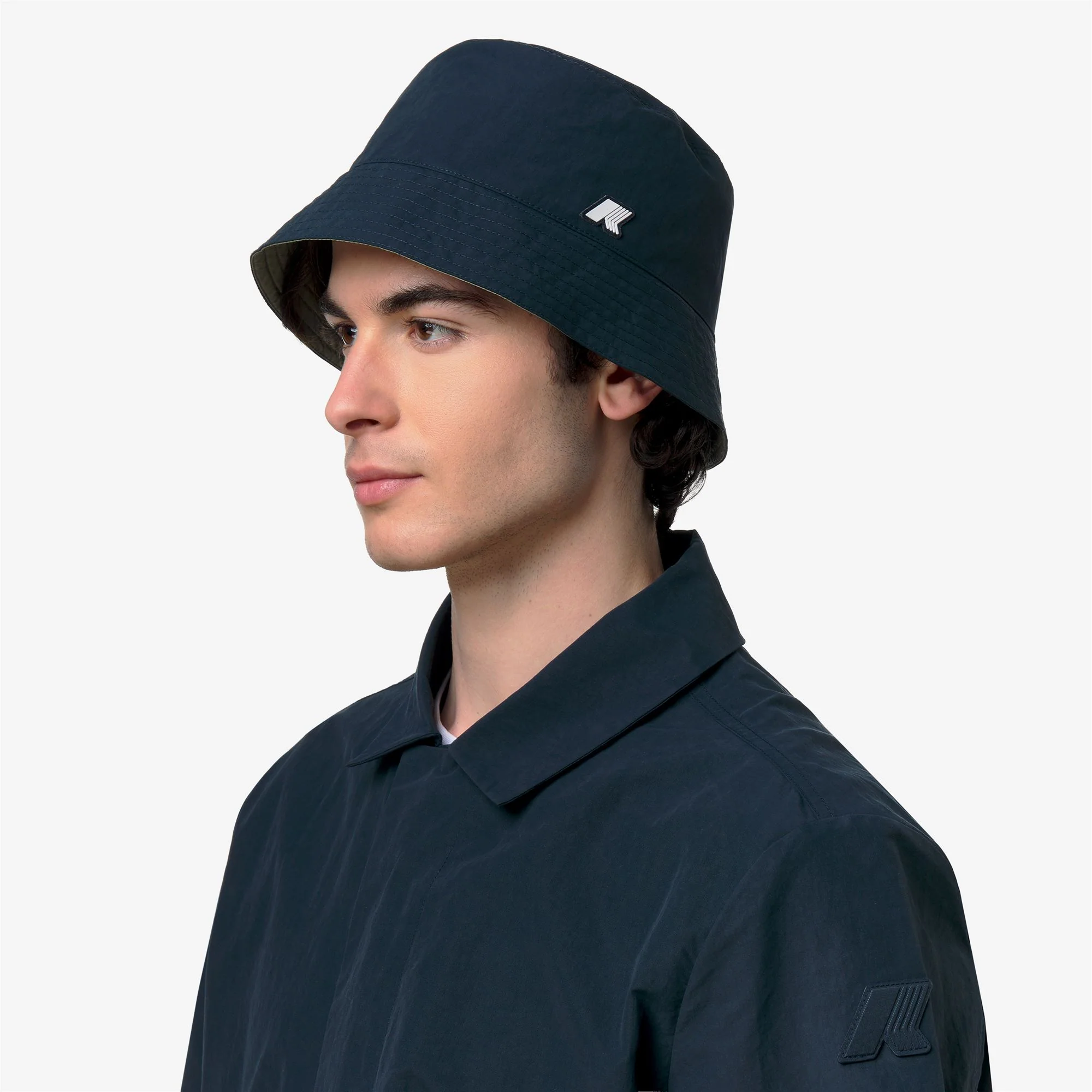 SHAVIT COTTON REVERSIBLE - Headwear - Hat - Unisex - BLUE DEPTH-GREEN LICHEN - Image 3