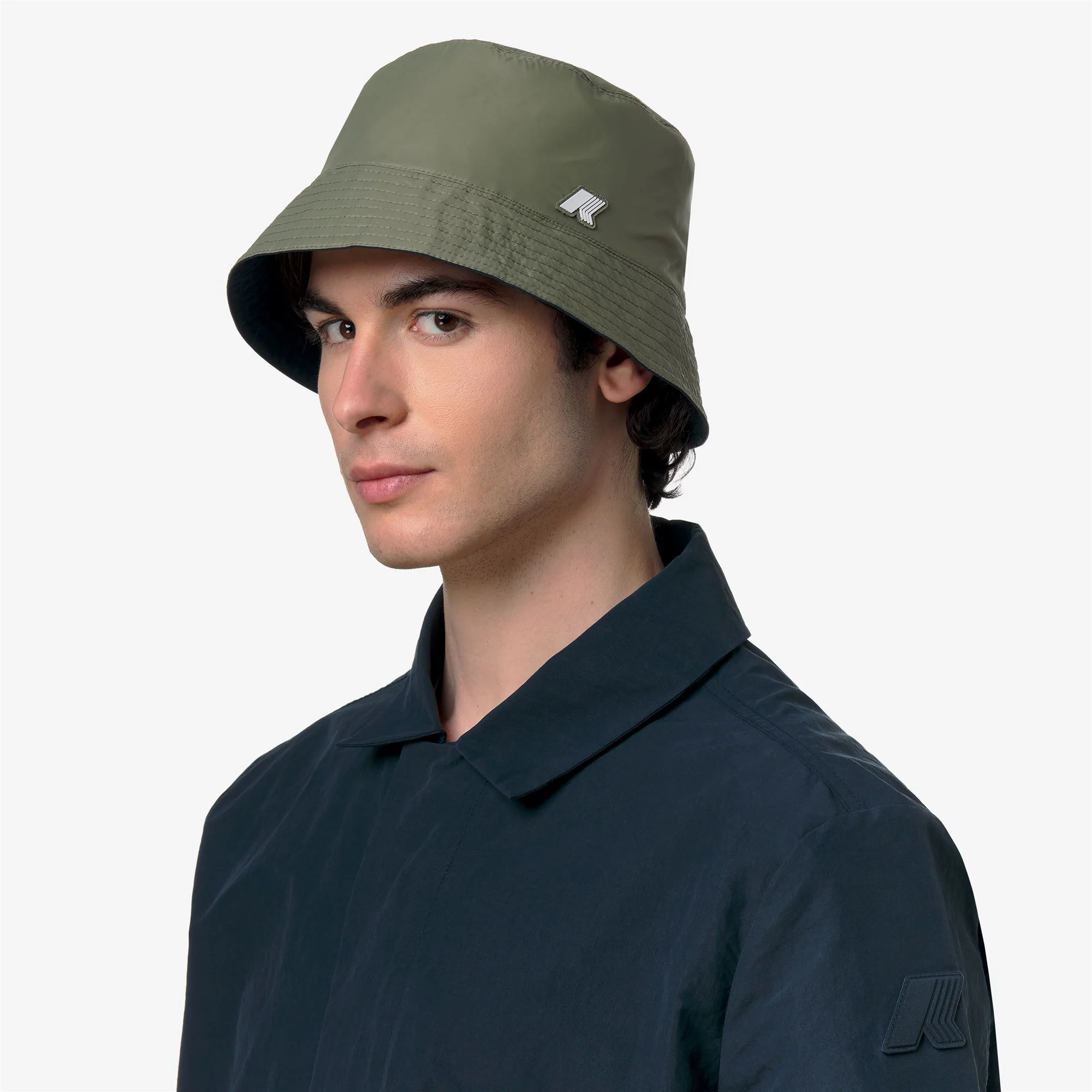 SHAVIT COTTON REVERSIBLE - Headwear - Hat - Unisex - BLUE DEPTH-GREEN LICHEN - Image 4