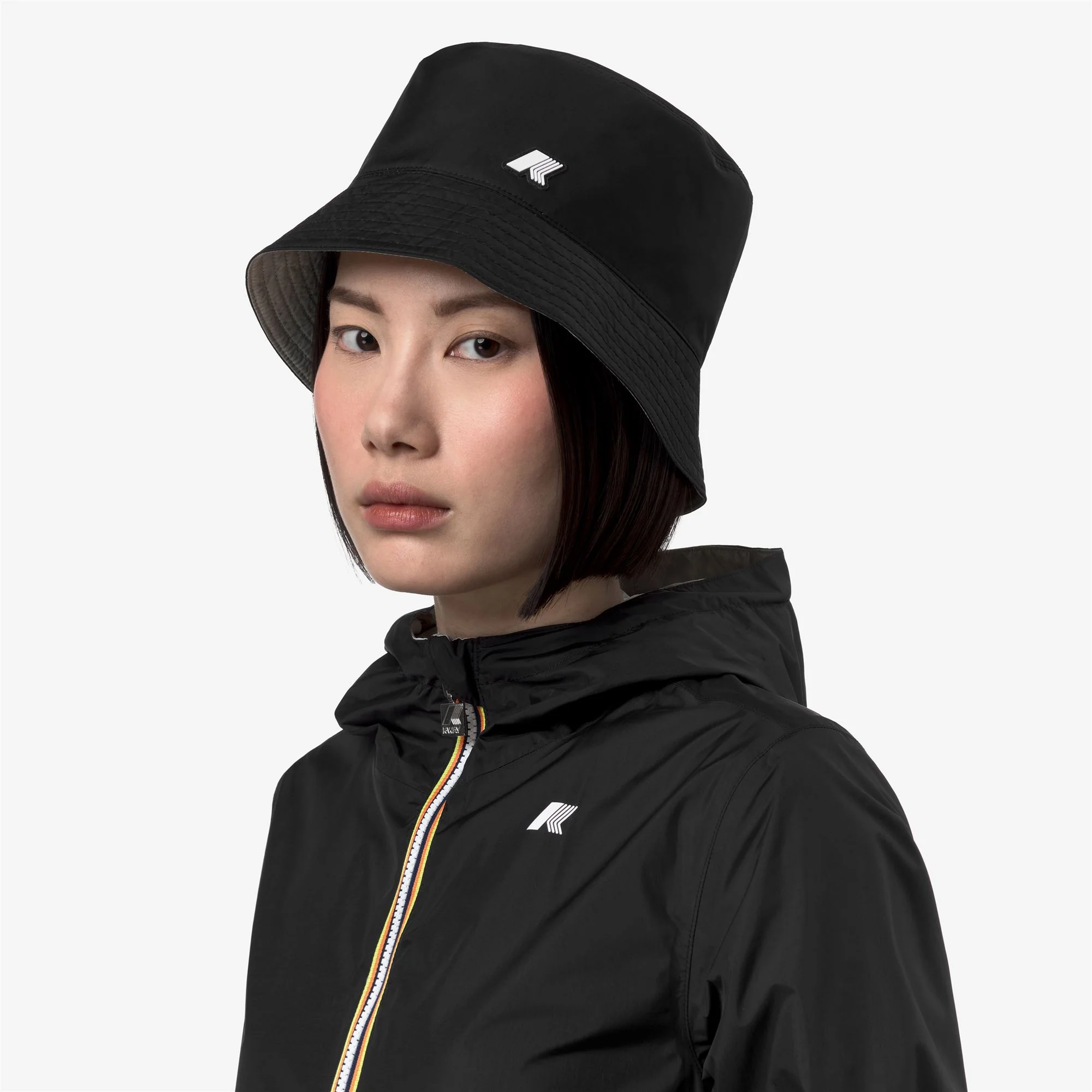 SHAVIT PLUS REVERSIBLE - Headwear - Hat - Unisex - BLACK PURE-BEIGE LT - Image 3