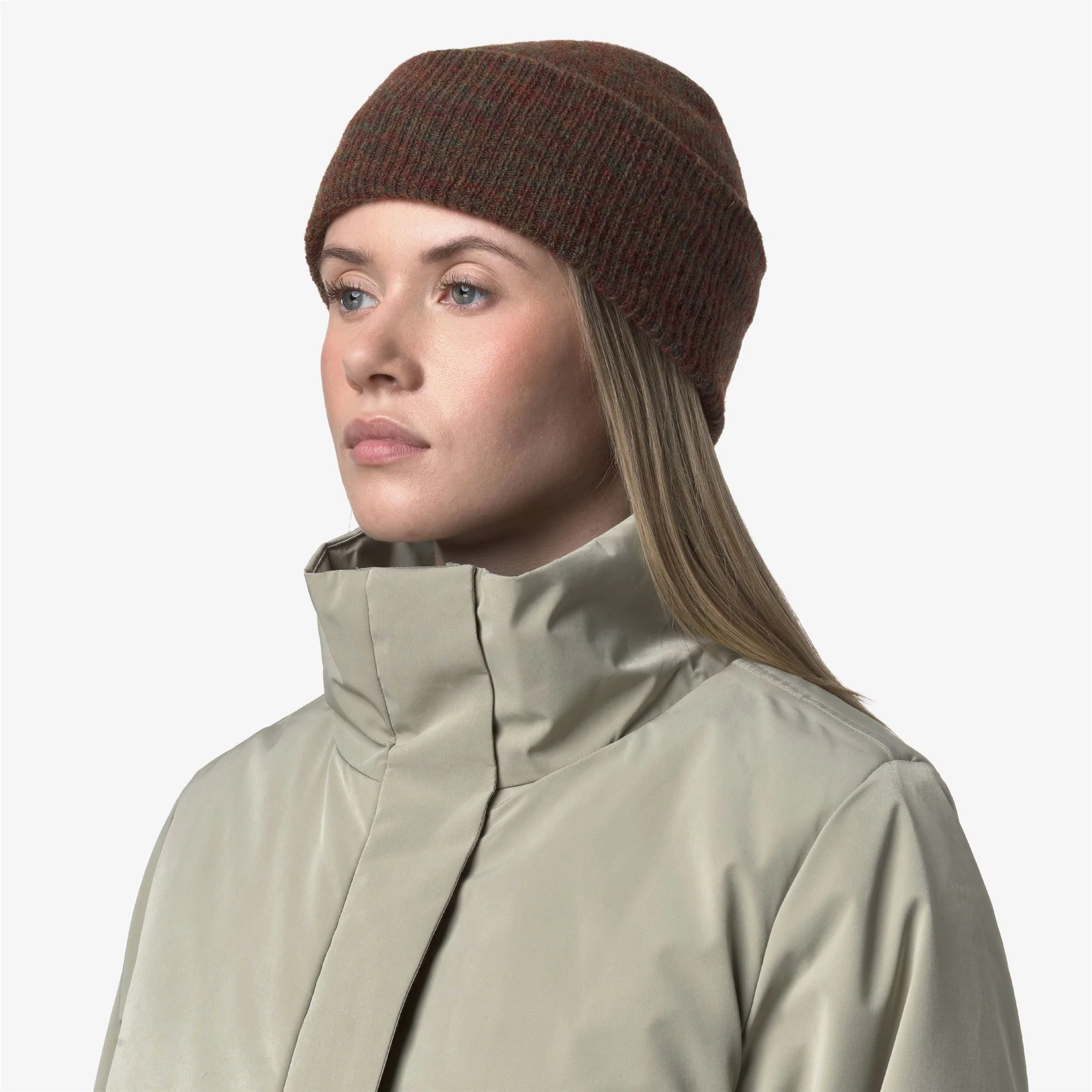 BRICE WOOL STRETCH - Headwear - Hat - Woman - BROWN COFFEE MIX - Image 3