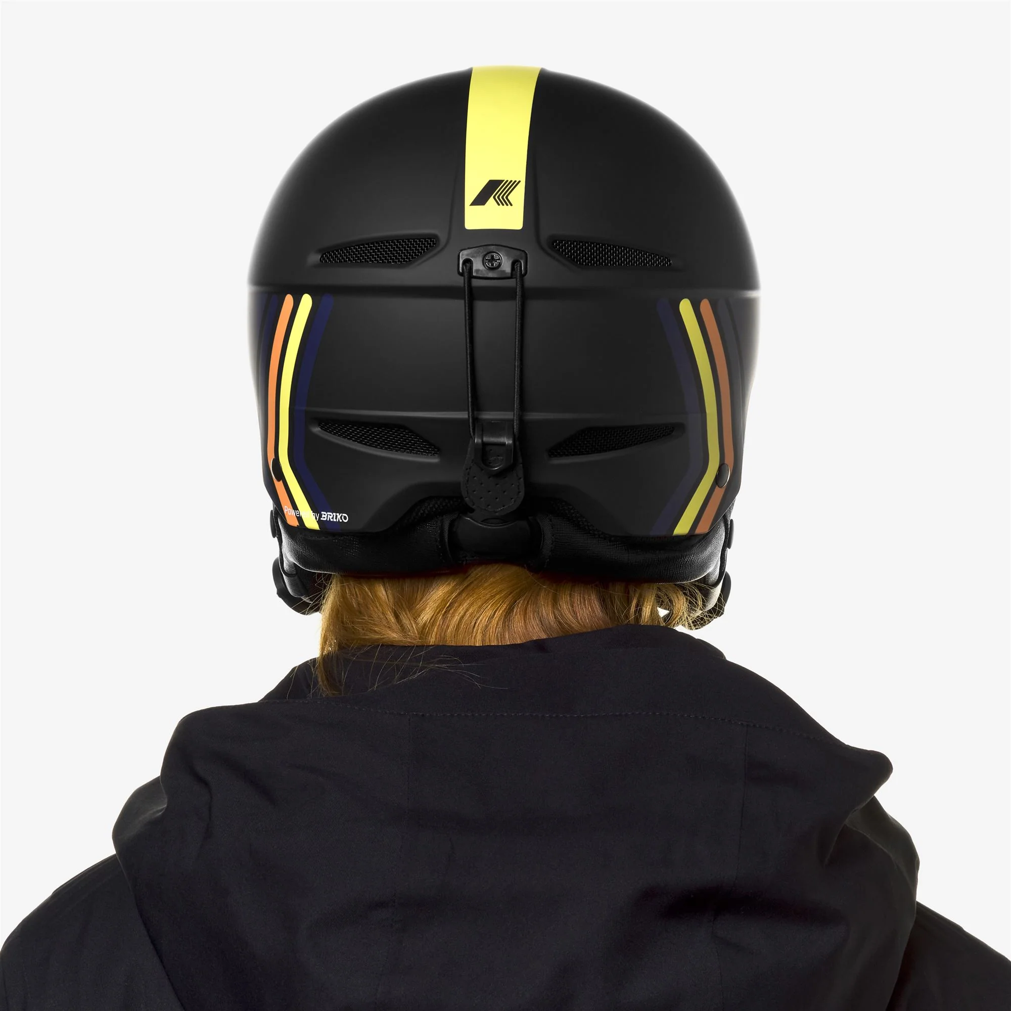 FAITO K-Way - Helmets - Helmet - Unisex - BLACK P-YELLOW-ORANGE-BLUE - Image 3