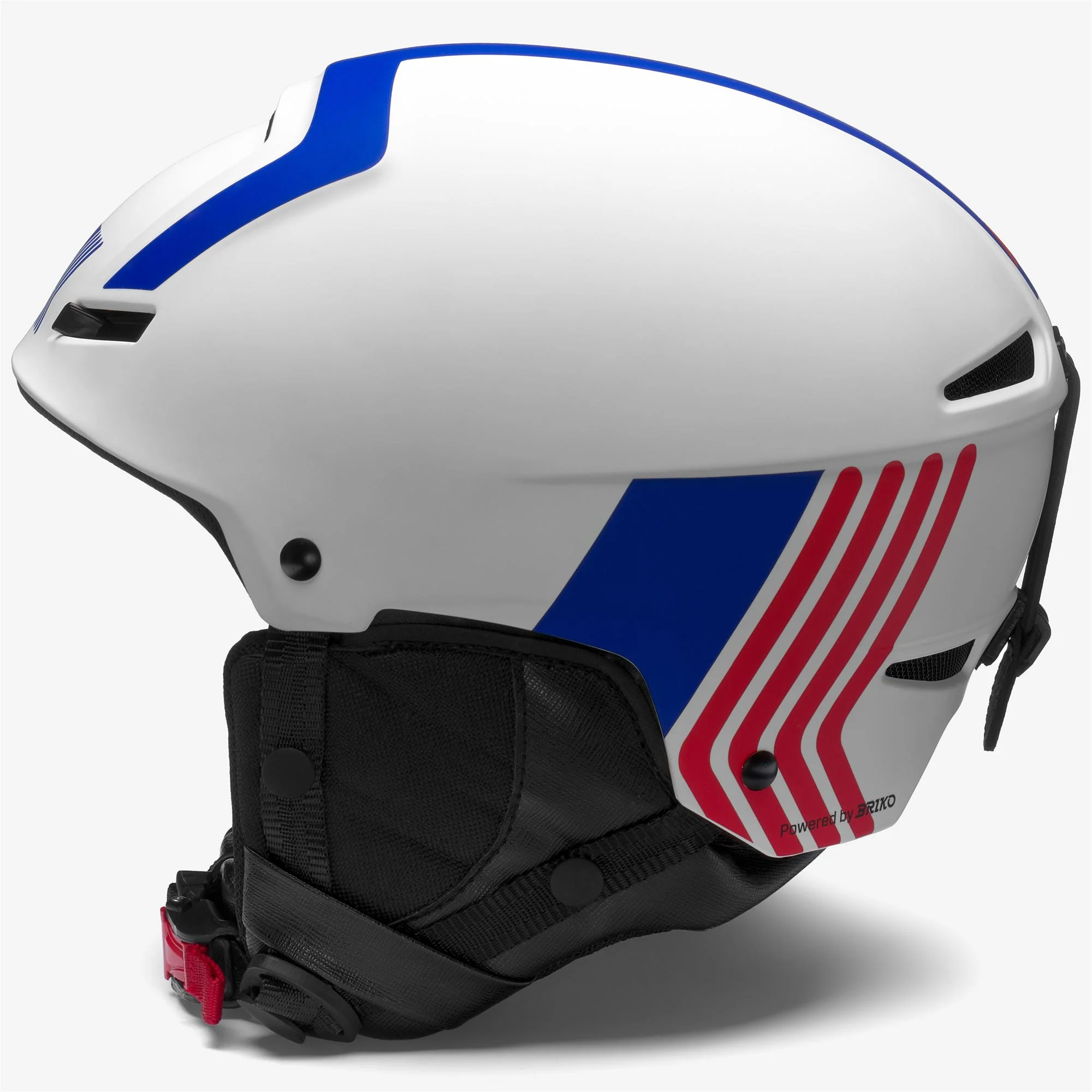 FAITO K-Way - Helmets - Helmet - Unisex - WHITE-BLUE LOGO-RED LOGO - Image 2