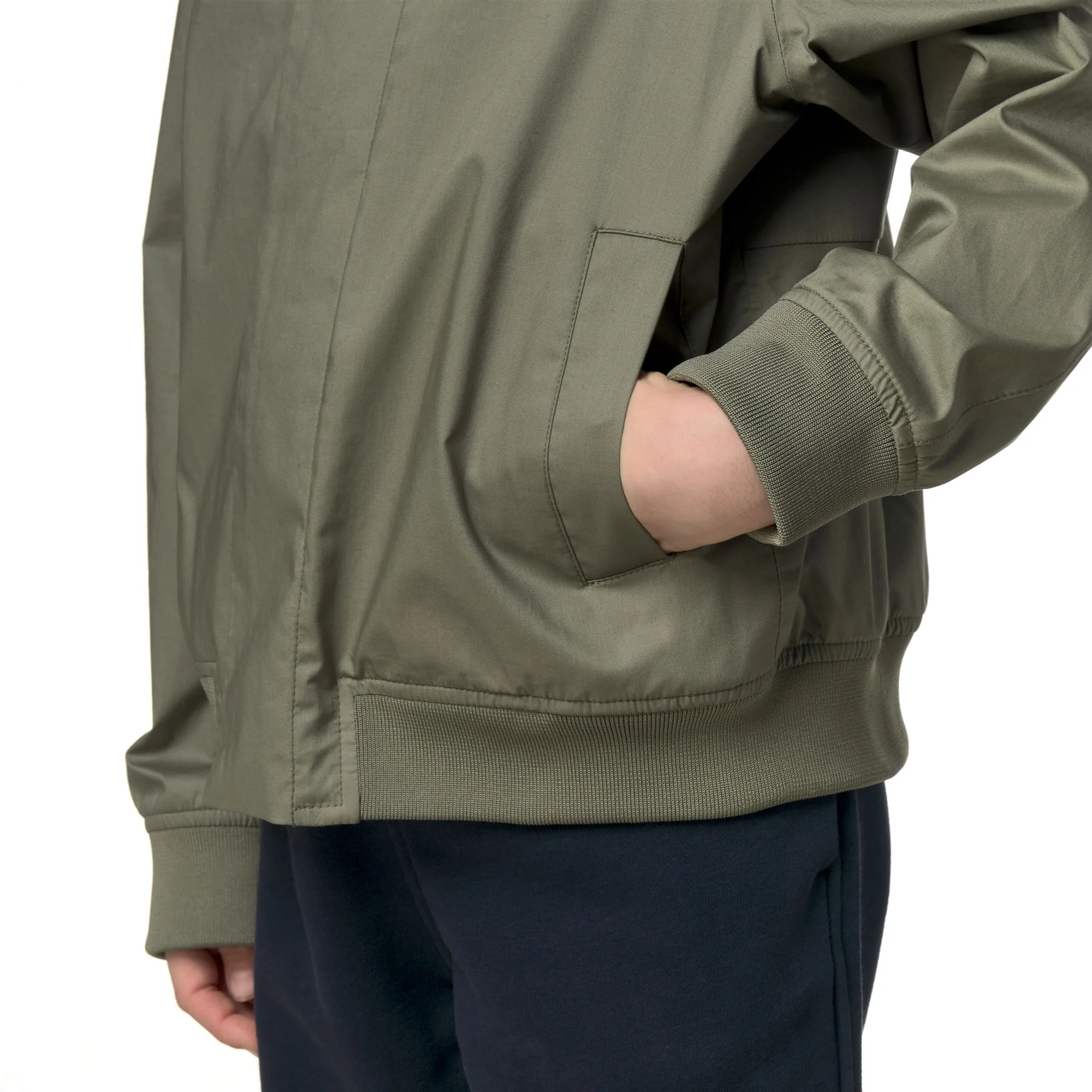 P. ARSENE COTTON 3LAYERS - Jackets - Short - Boy - GREEN LICHEN - Image 3