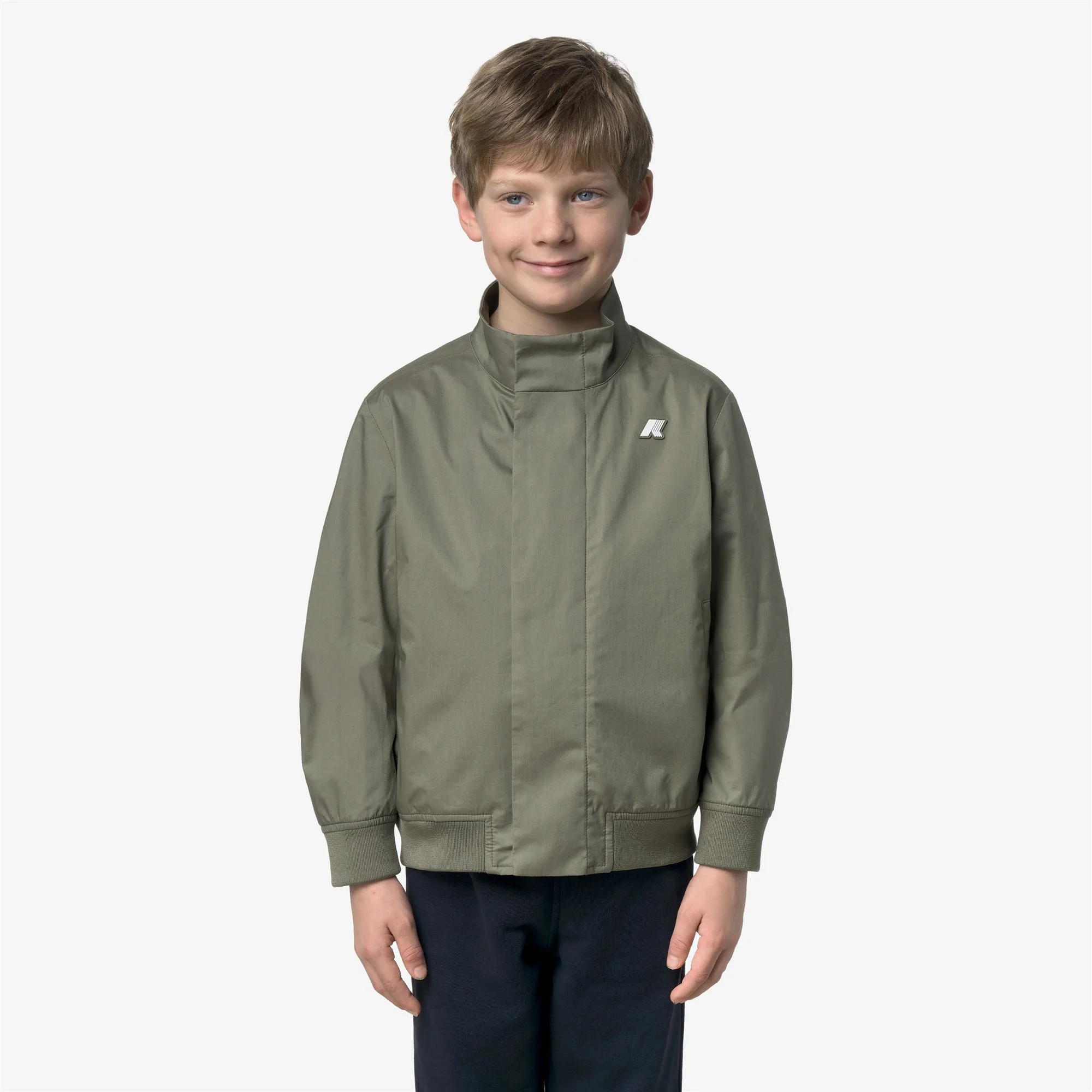 P. ARSENE COTTON 3LAYERS - Jackets - Short - Boy - GREEN LICHEN - Image 5