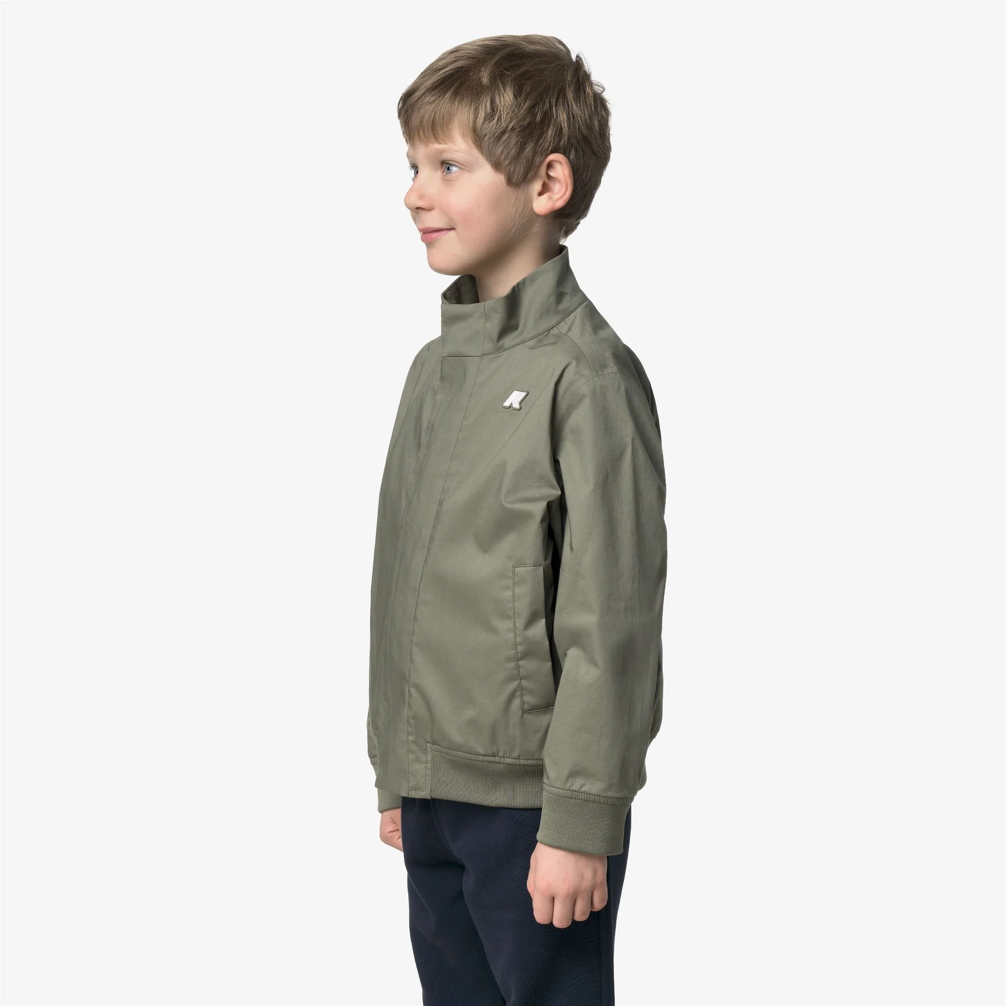 P. ARSENE COTTON 3LAYERS - Jackets - Short - Boy - GREEN LICHEN - Image 6