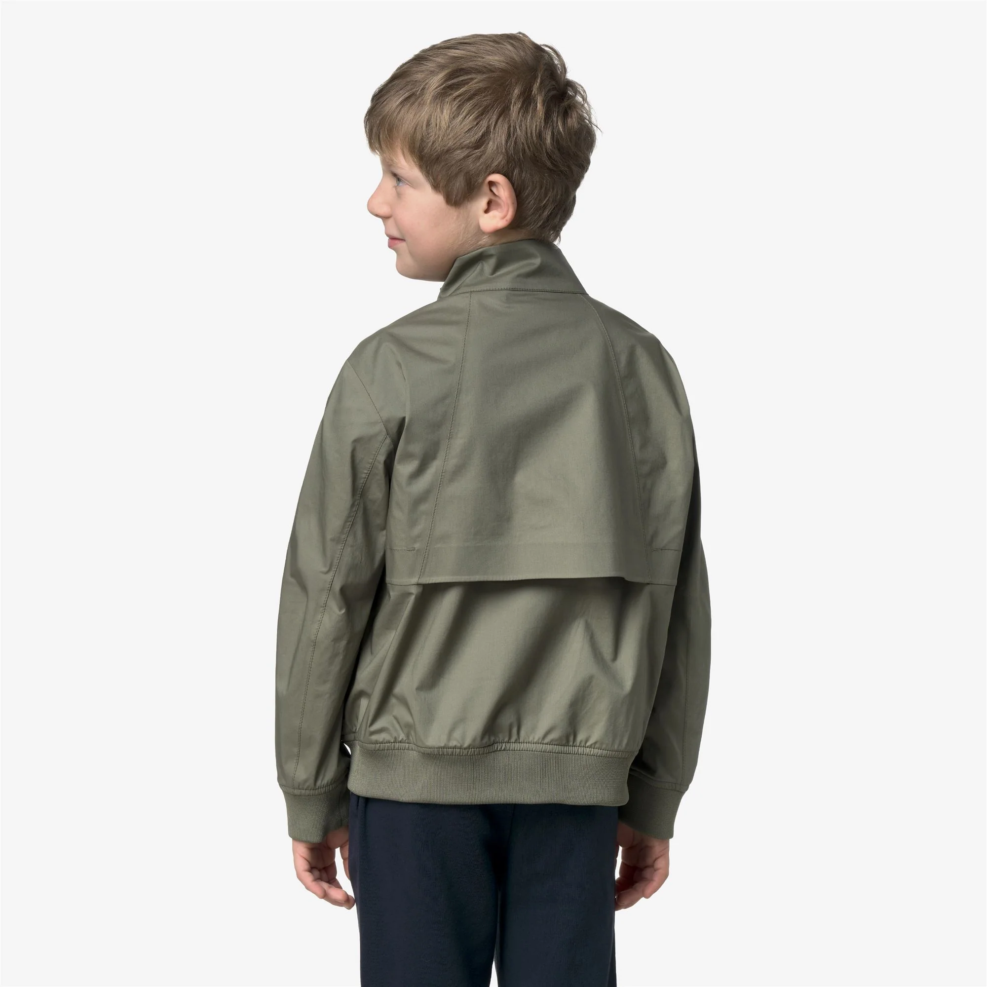 P. ARSENE COTTON 3LAYERS - Jackets - Short - Boy - GREEN LICHEN - Image 7