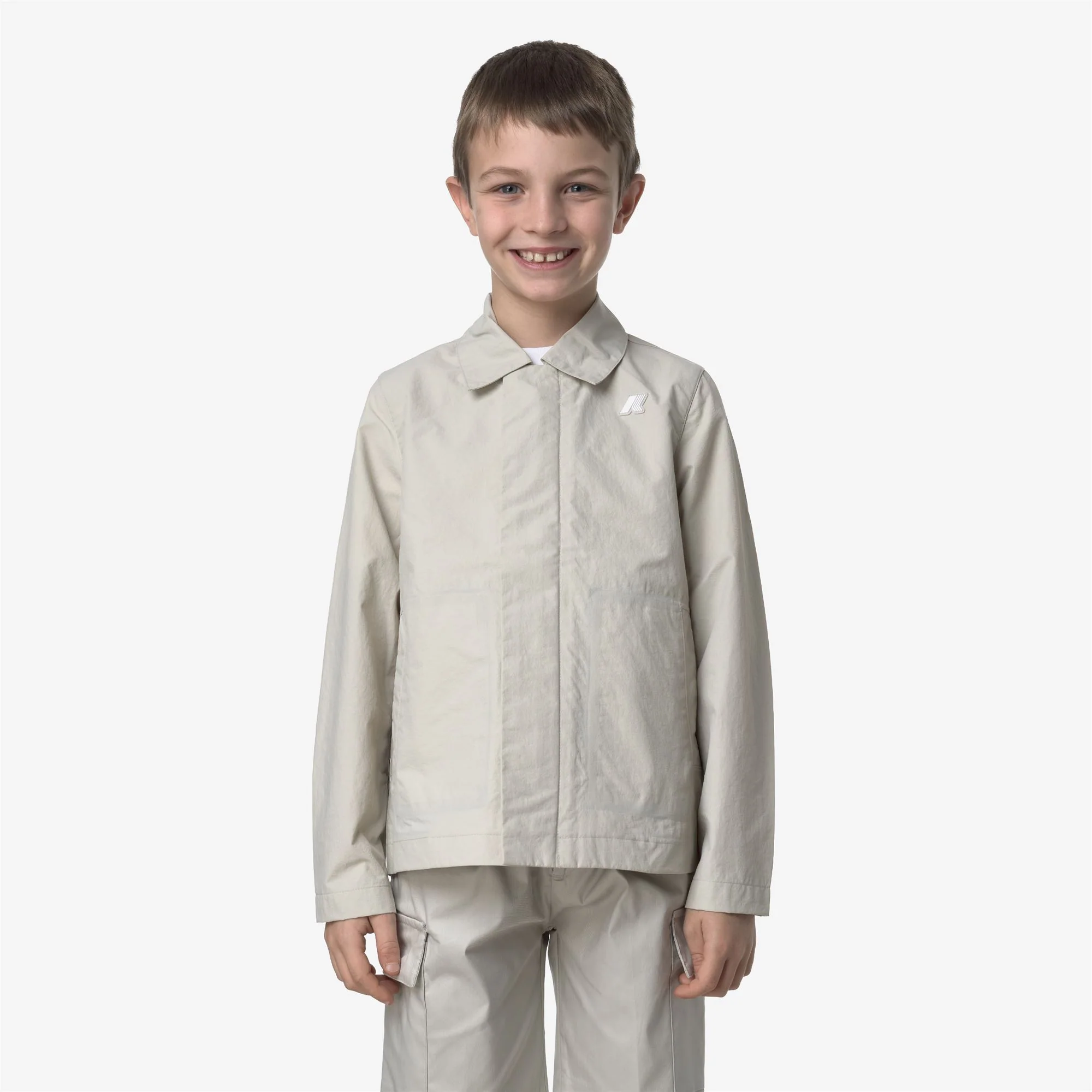 P. BROEN COTTON NYLON - Jackets - Mid - Boy - BEIGE LT - Image 3