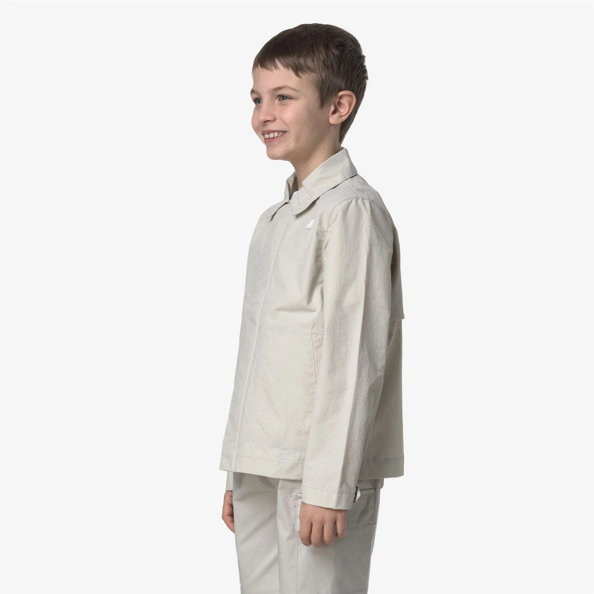 P. BROEN COTTON NYLON - Jackets - Mid - Boy - BEIGE LT - Image 4