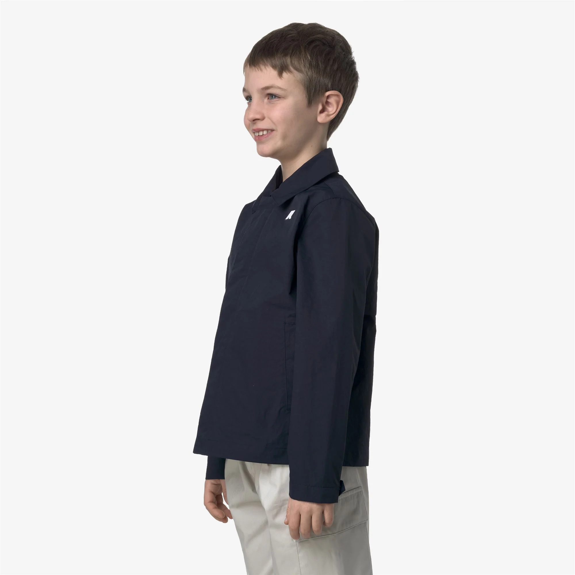 P. BROEN COTTON NYLON - Jackets - Mid - Boy - BLUE DEPTH - Image 4