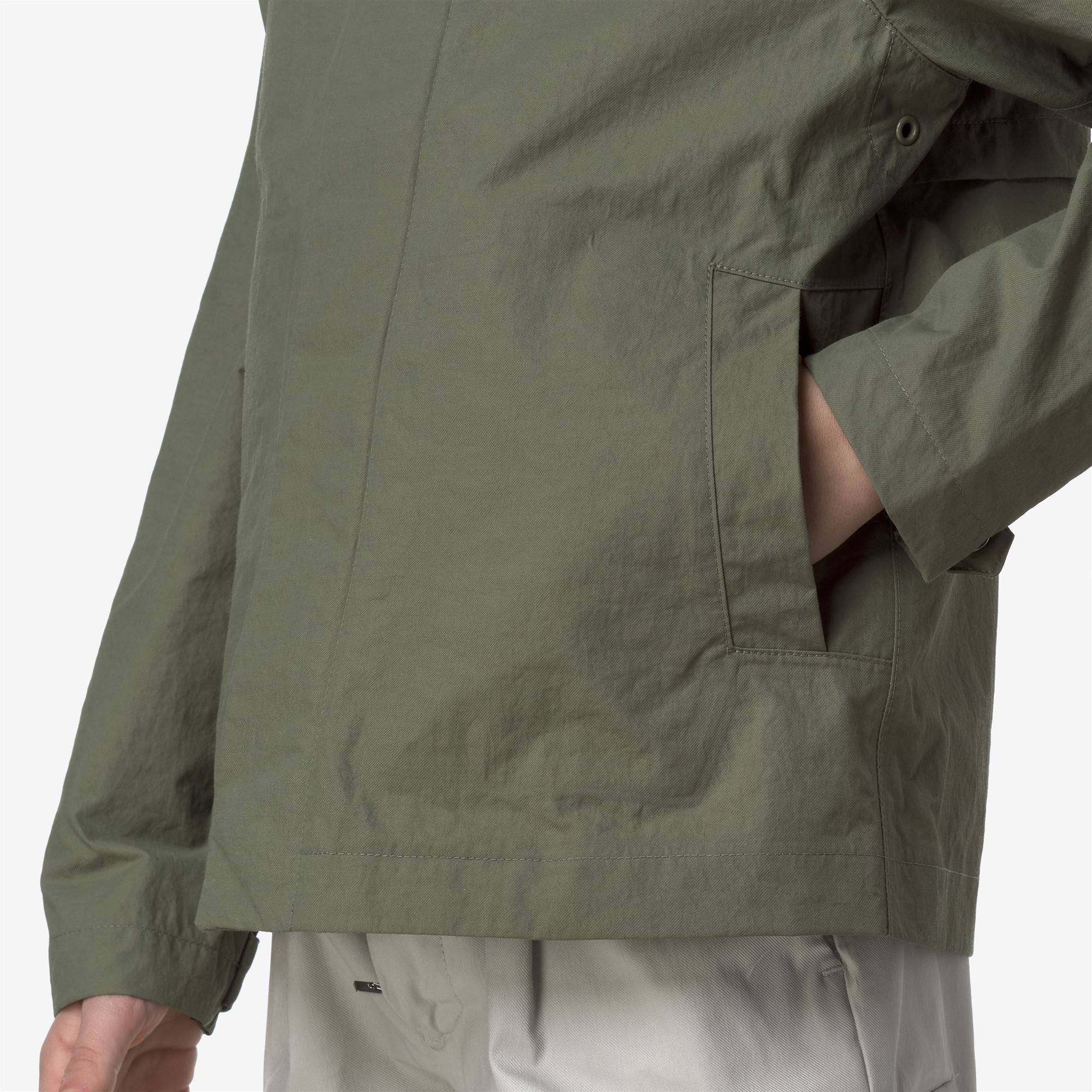 P. BROEN COTTON NYLON - Jackets - Mid - Boy - GREEN LICHEN - Image 2