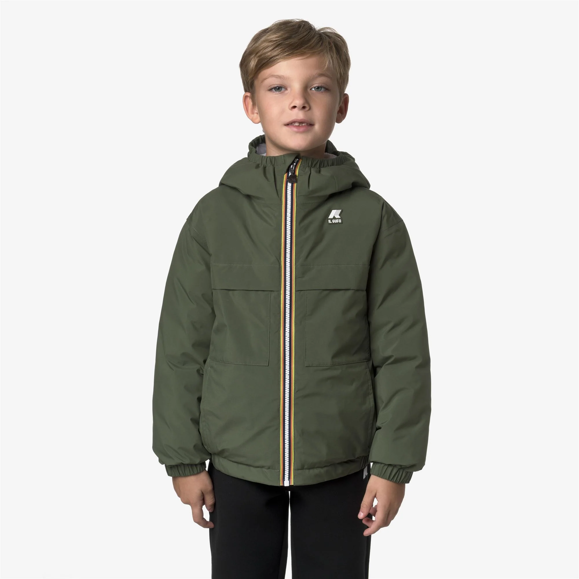 P. DIEGUE - Jackets - Short - Boy - GREEN CYPRESS - Image 4