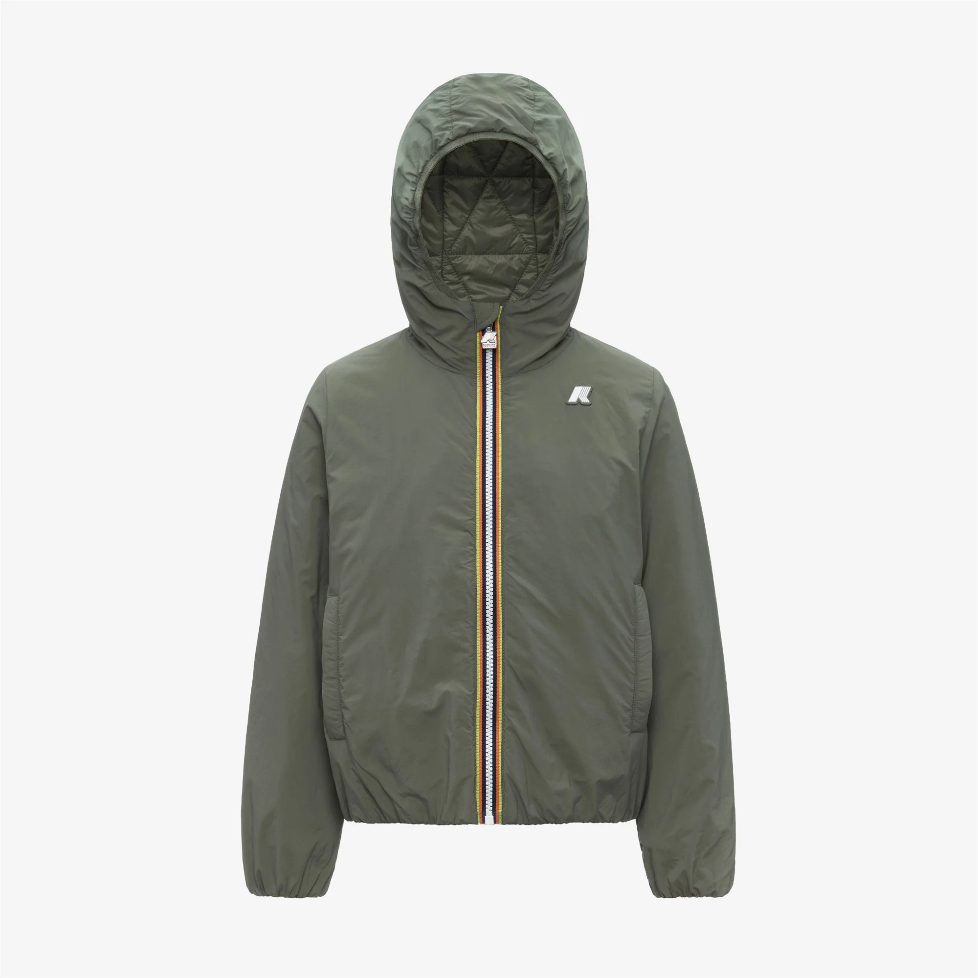 P. JACK PLAIN WARM - Jackets - Short - Boy - GREEN LICHEN