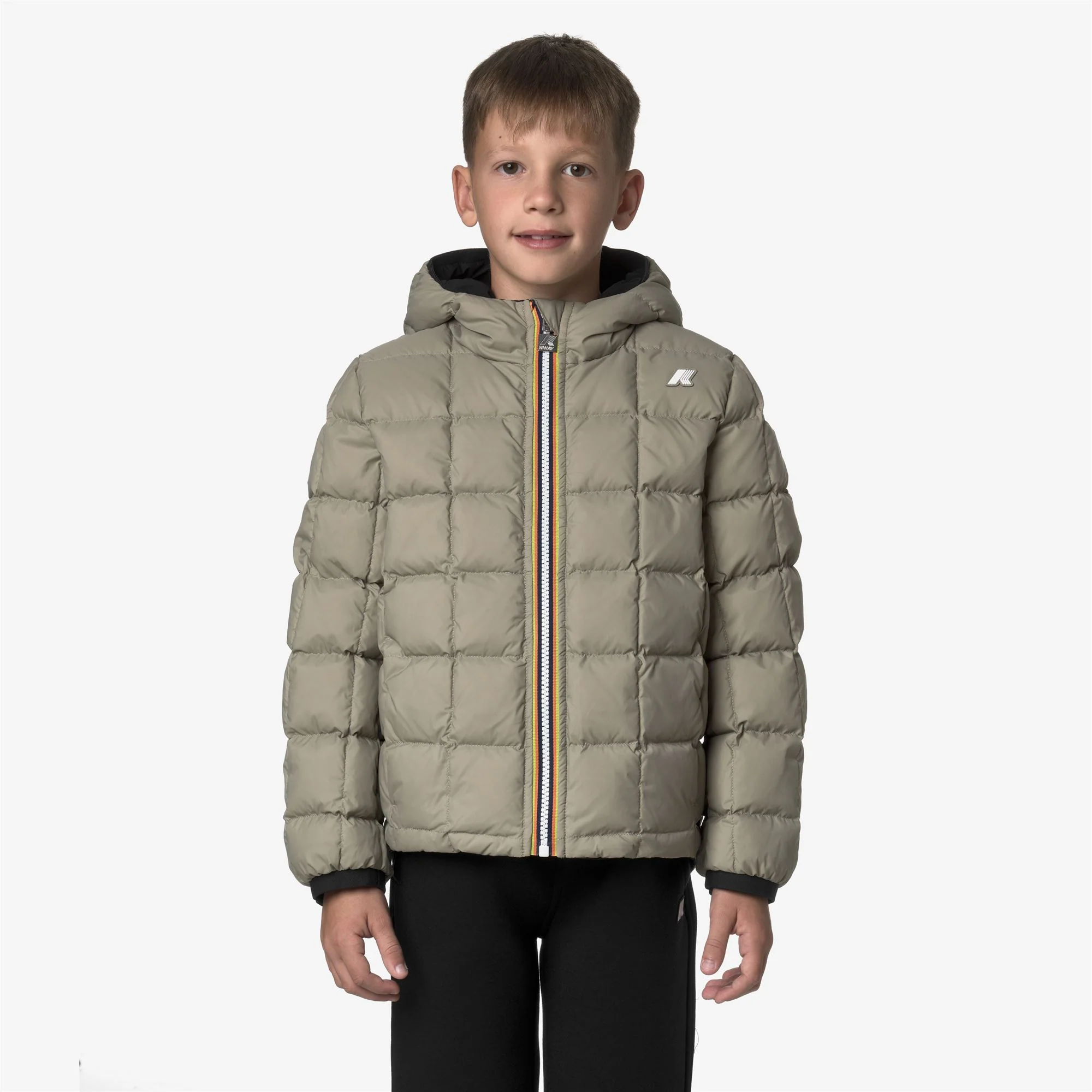 P. JACK ST THERMO REVERSIBLE - Jackets - Short - Boy - BLACK PURE-GREEN OAK - Image 3