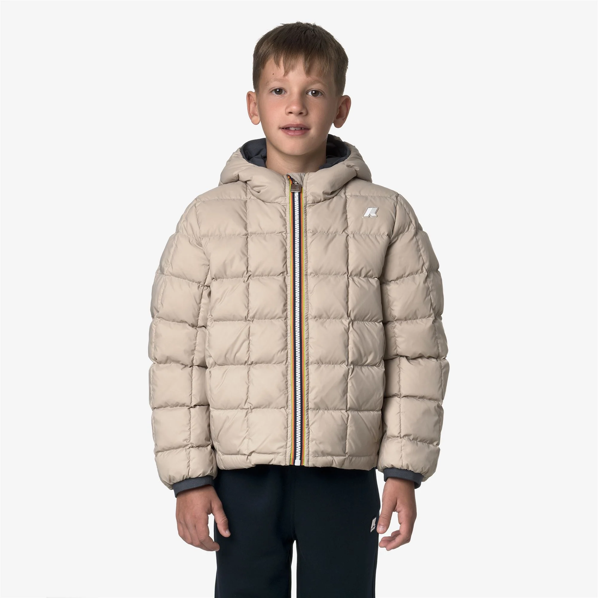 P. JACK ST THERMO REVERSIBLE - Jackets - Short - Boy - BLUE AIRFORCE-BEIGE CASHMERE - Image 3