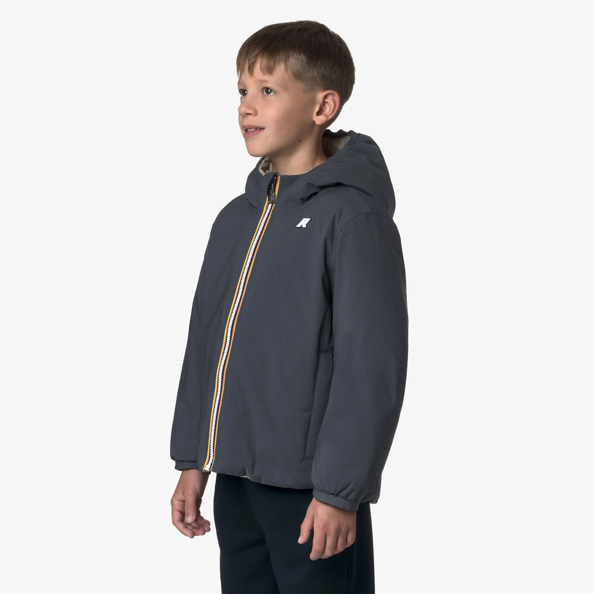 P. JACK ST THERMO REVERSIBLE - Jackets - Short - Boy - BLUE AIRFORCE-BEIGE CASHMERE - Image 5