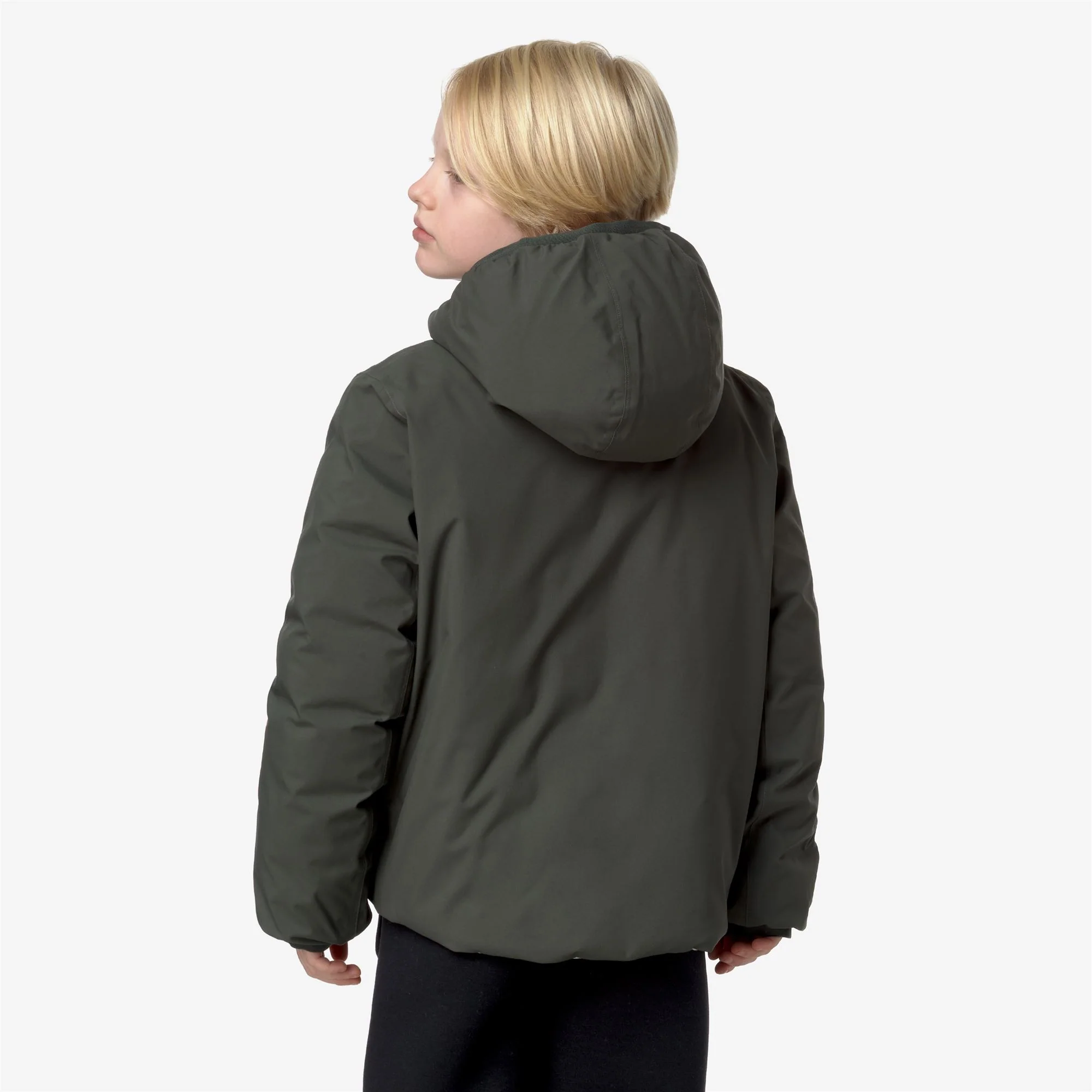 P. JACK ST THERMO REVERSIBLE - Jackets - Short - Boy - GREEN B-BEIGE G - Image 6
