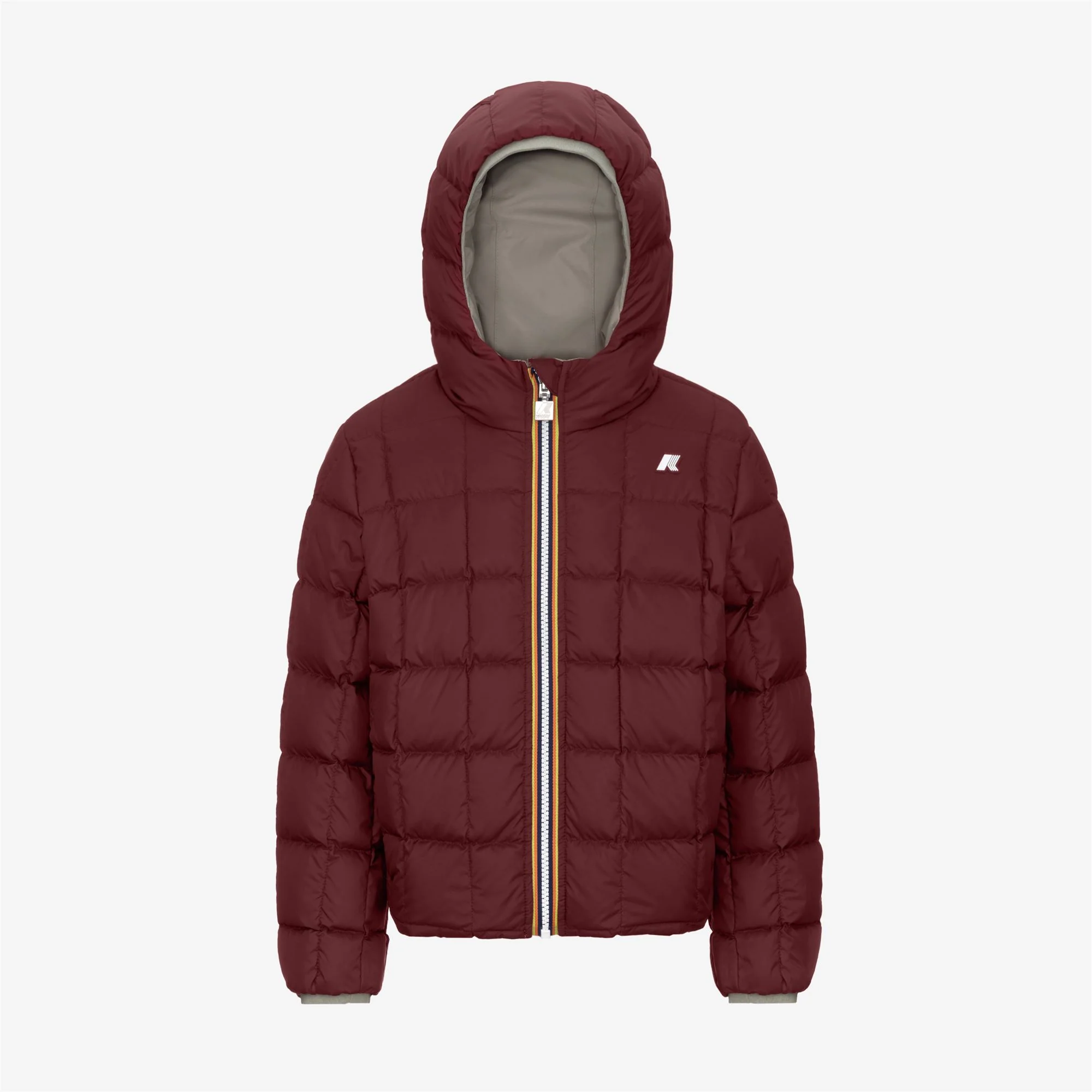 P. JACK ST THERMO REVERSIBLE - Jackets - Short - Boy - GREEN OAK-RED SYRAH - Image 2