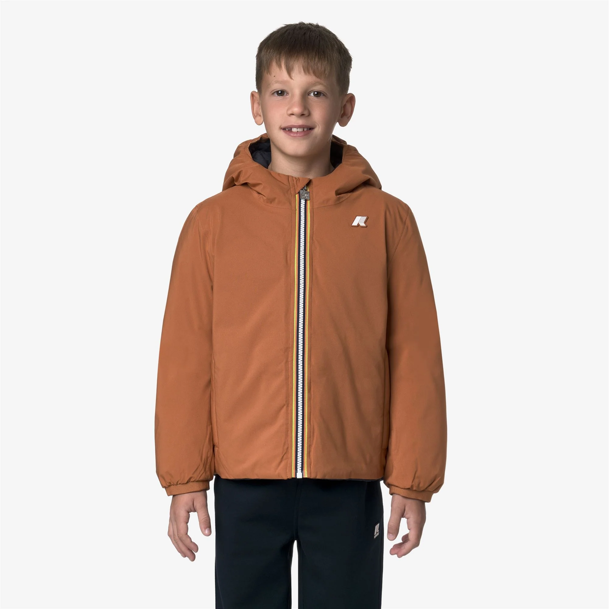 P. JACK ST THERMO REVERSIBLE - Jackets - Short - Boy - ORANGE ADOBE-BLUE DEPTH - Image 4