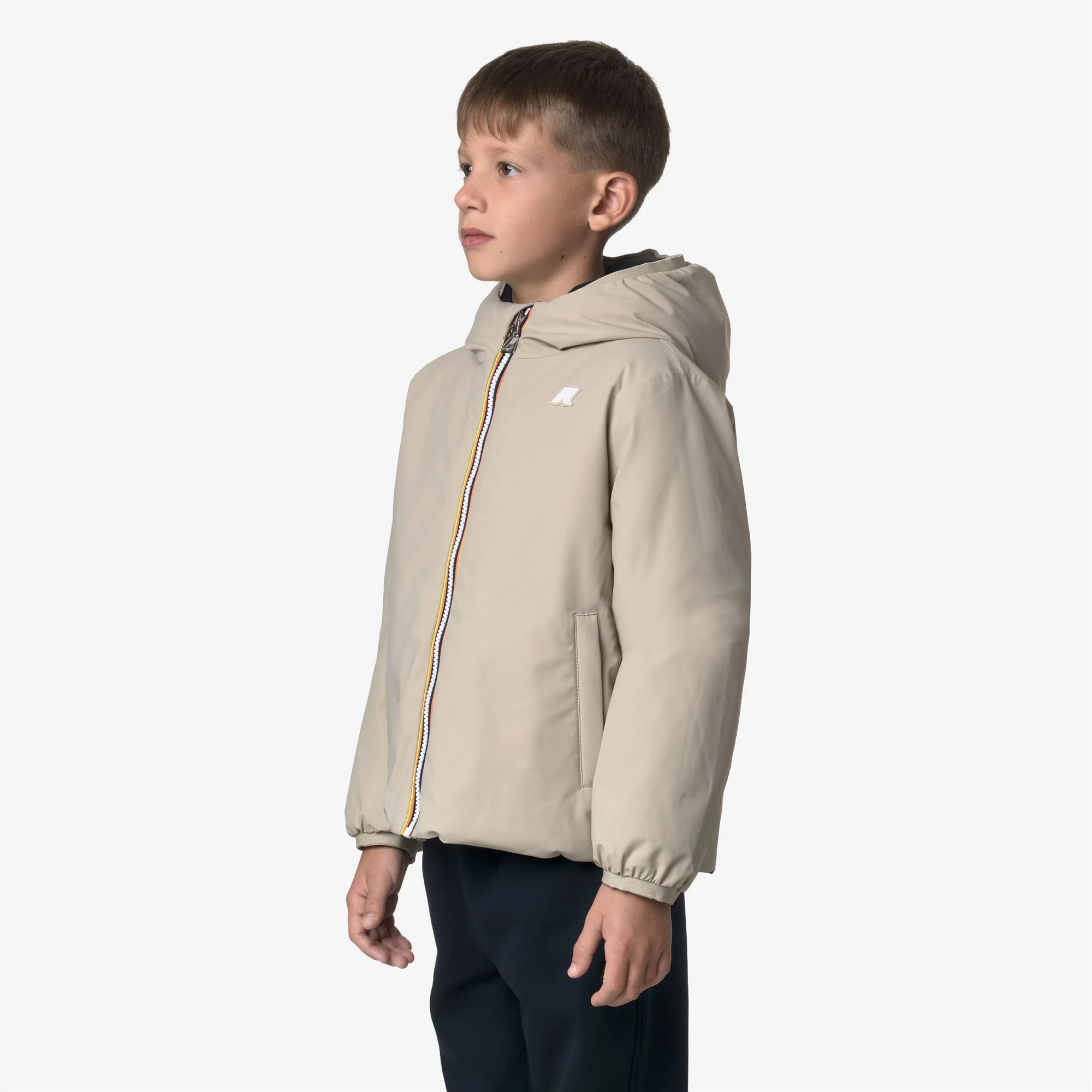 P. JACK ST WARM REVERSIBLE - Jackets - Short - Boy - BEIGE CASHMERE-BLUE DEPTH - Image 5