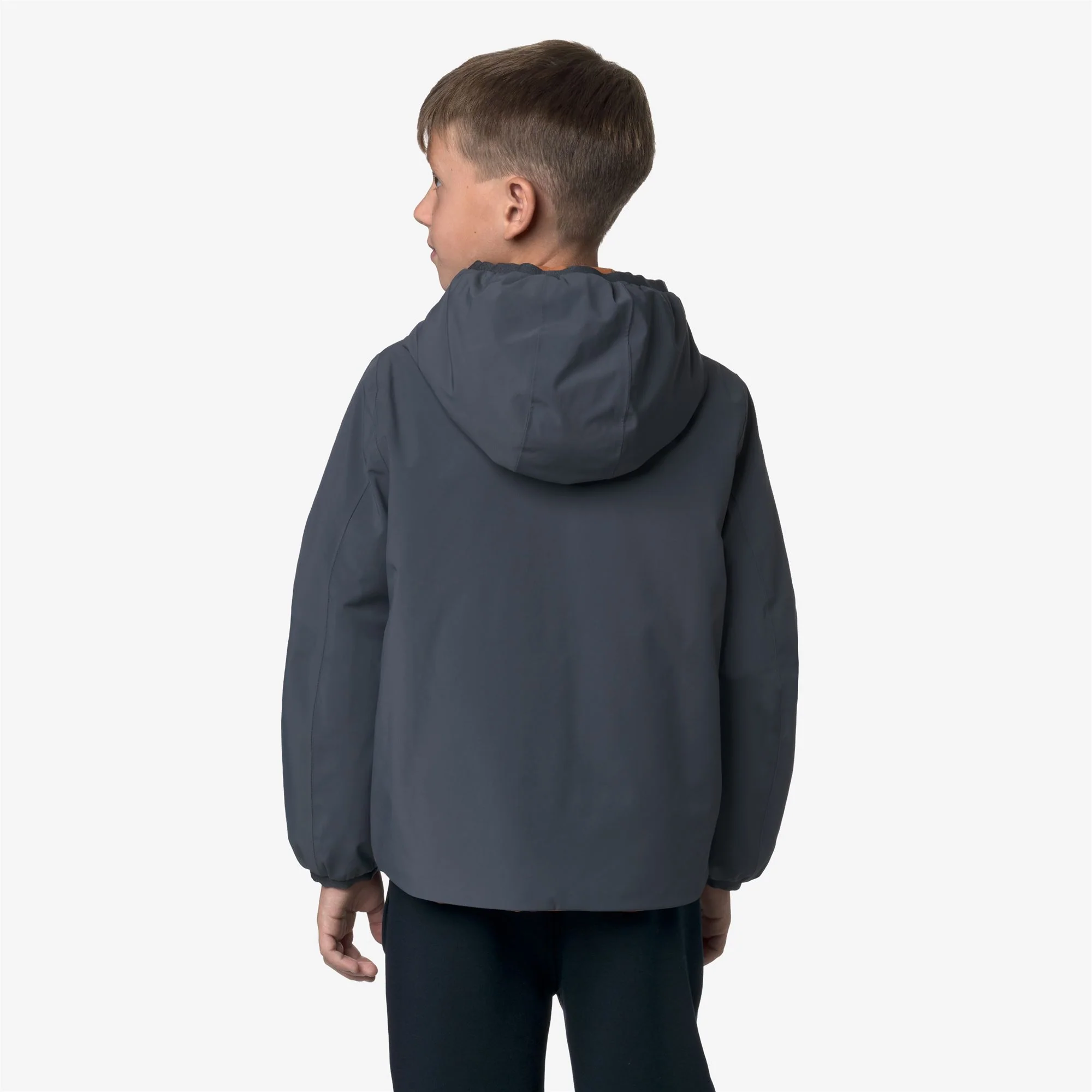 P. JACK ST WARM REVERSIBLE - Jackets - Short - Boy - BLUE AIRFORCE-ORANGE ADOBE - Image 6