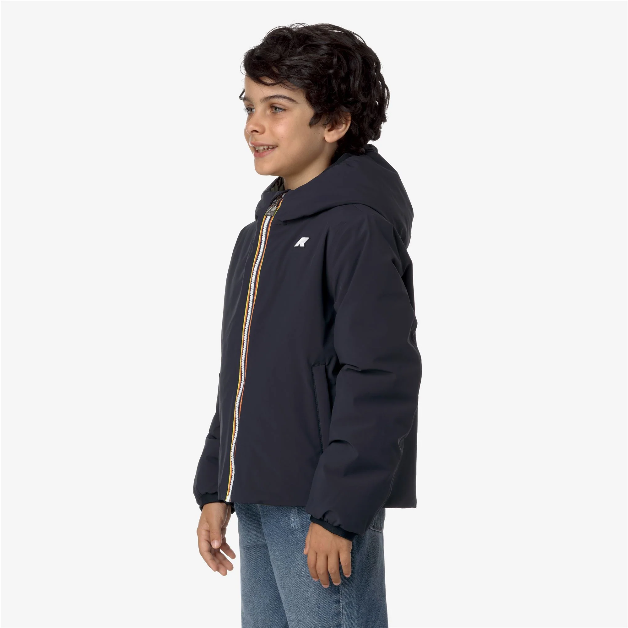 P. JACK ST WARM REVERSIBLE - Jackets - Short - Boy - BLUE D-GREEN B - Image 5