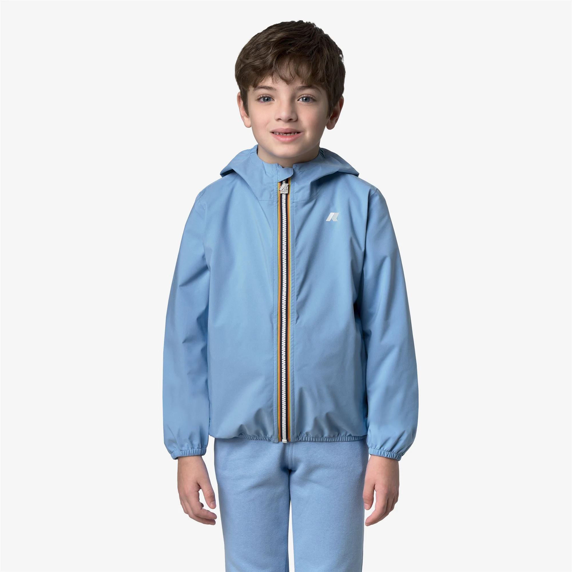 P. JACK STRETCH DOT - Jackets - Short - Boy - BLUE CIELO - Image 3