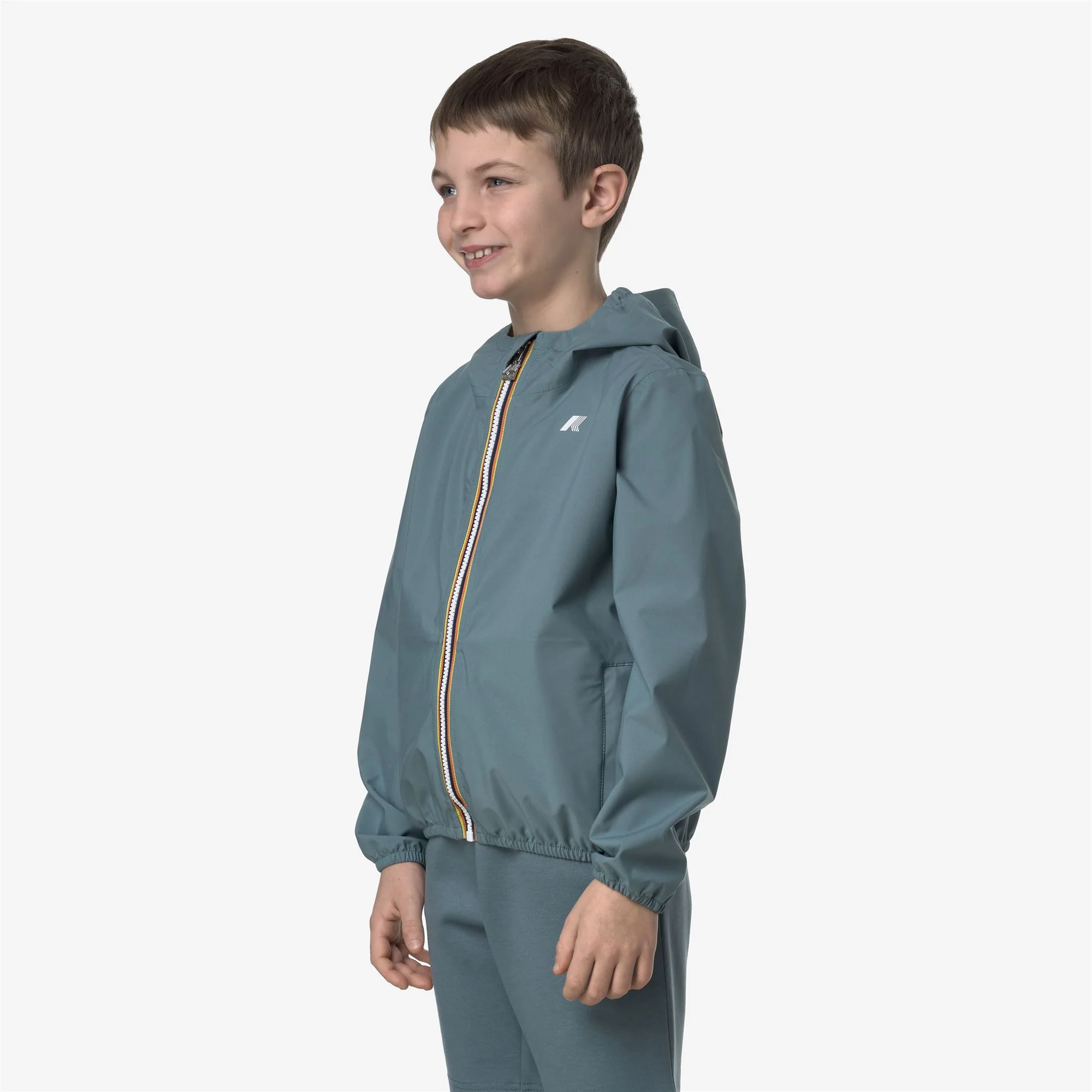 P. JACK STRETCH DOT - Jackets - Short - Boy - GREEN IRON - Image 4