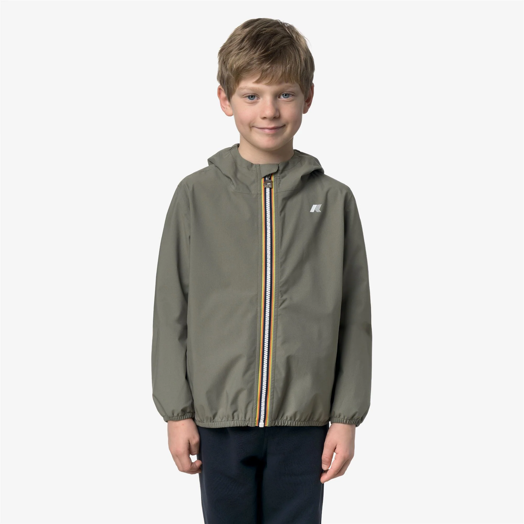 P. JACK STRETCH DOT - Jackets - Short - Boy - GREEN LICHEN - Image 3