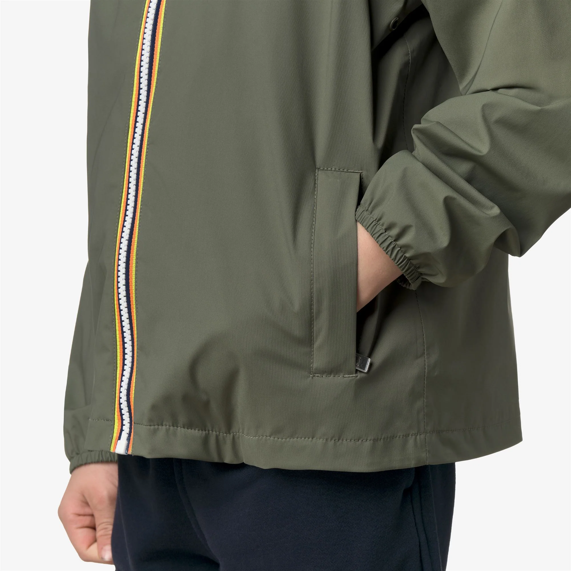 P. JACK STRETCH NYLON JERSEY - Jackets - Short - Boy - GREEN LICHEN - Image 2
