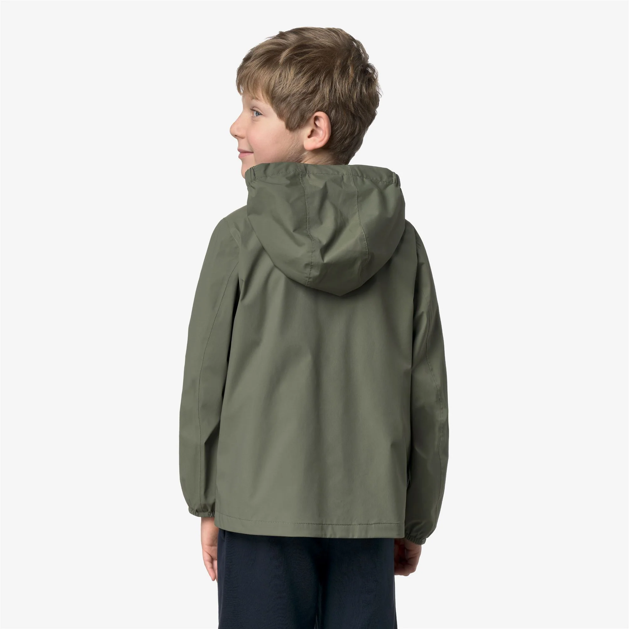 P. JACK STRETCH NYLON JERSEY - Jackets - Short - Boy - GREEN LICHEN - Image 5
