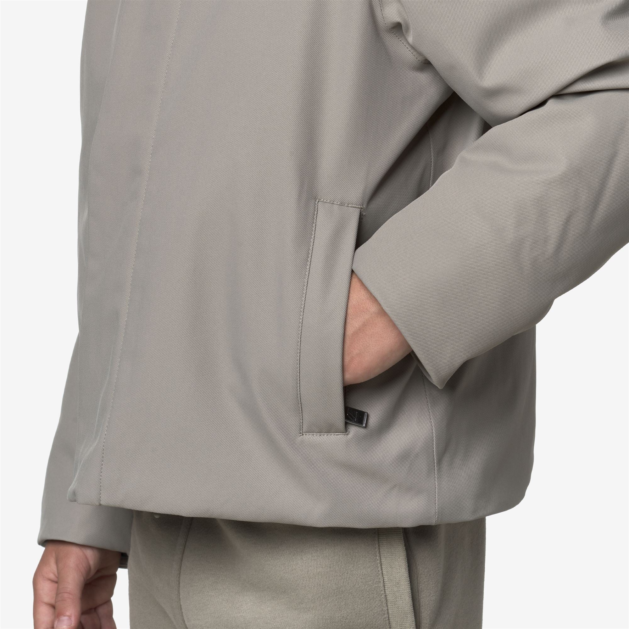 P. JACKO TWILL MARMOTTA - Jackets - Short - Boy - GREEN OAK-GREY GOAT - Image 2