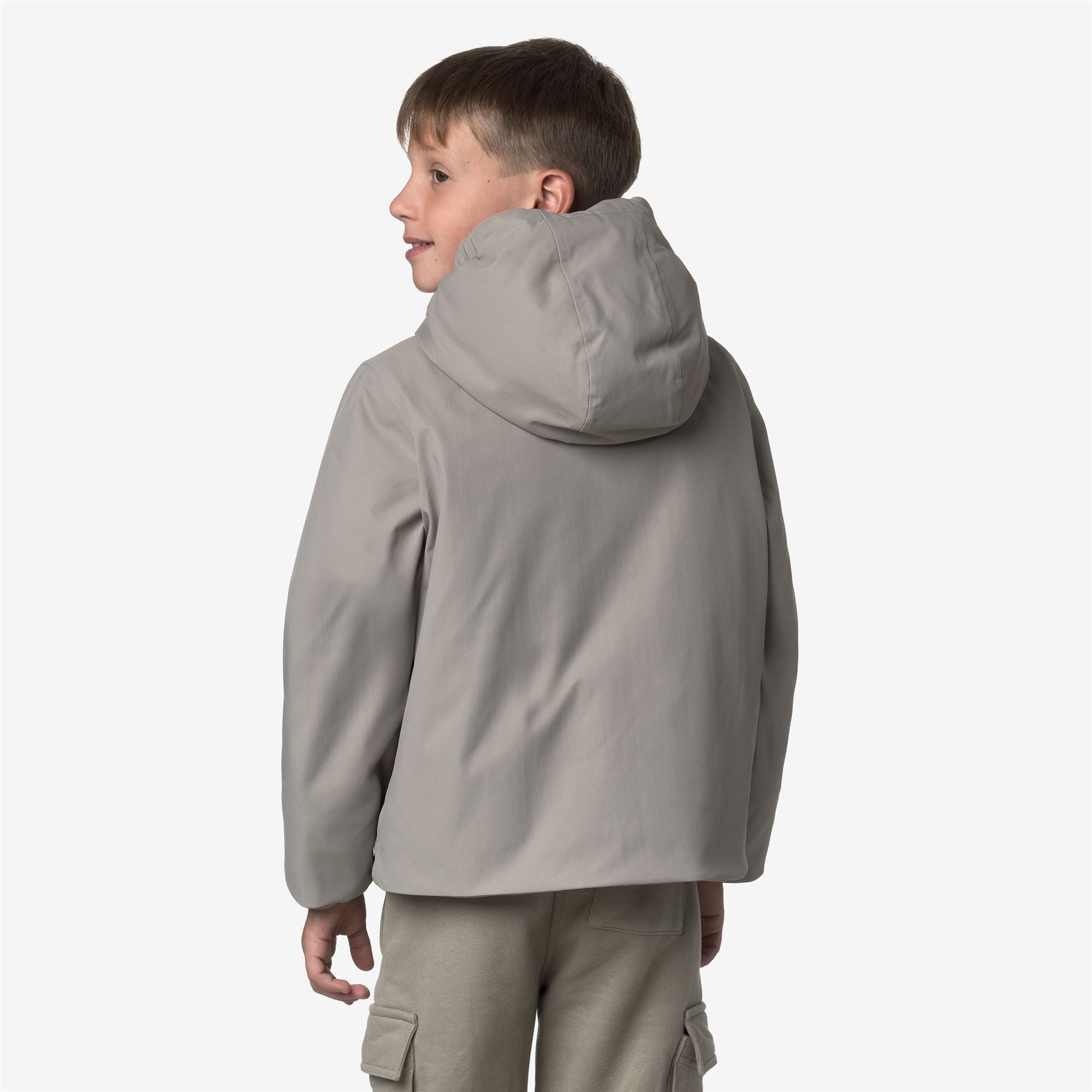 P. JACKO TWILL MARMOTTA - Jackets - Short - Boy - GREEN OAK-GREY GOAT - Image 5