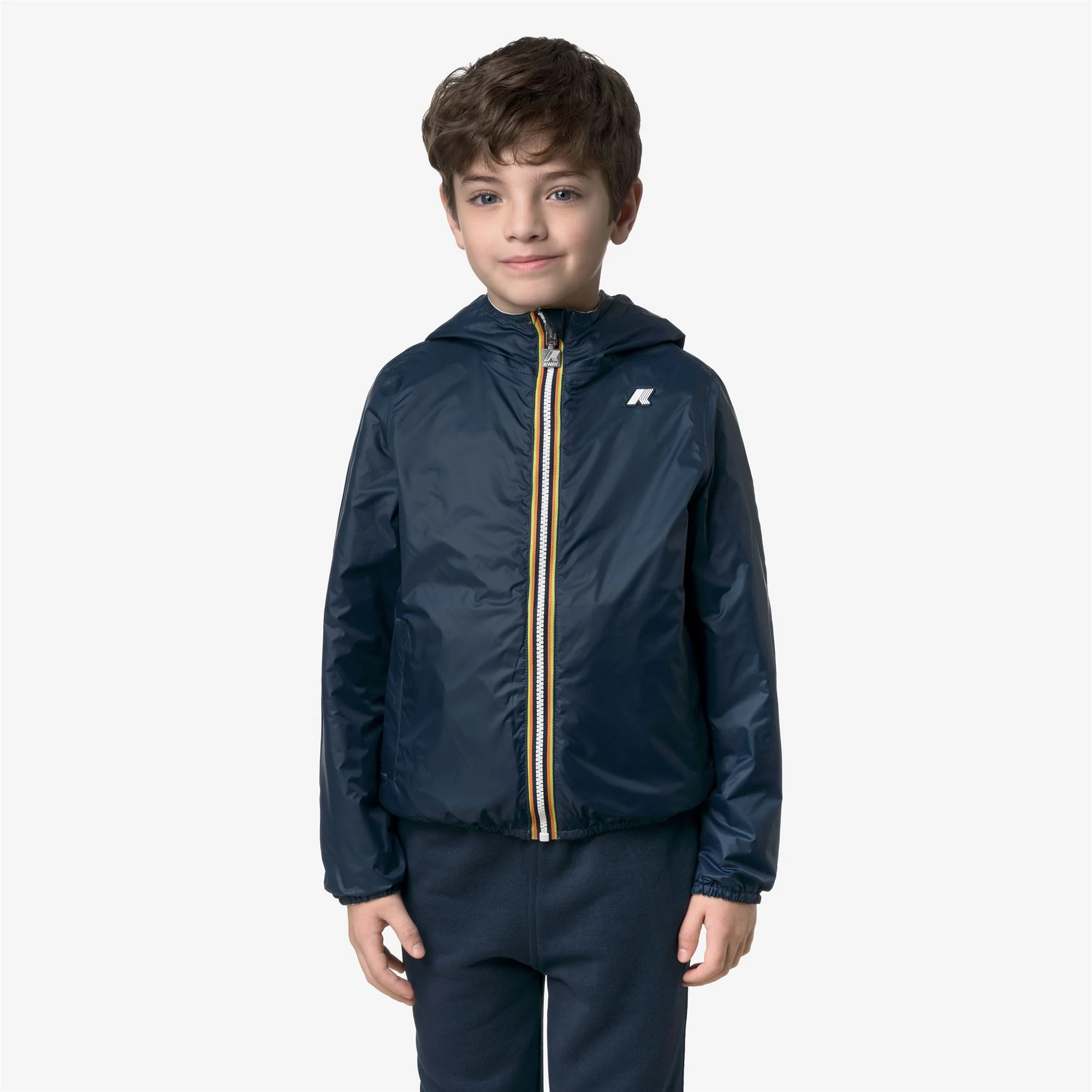 P. JAKE COTTON  REVERSIBLE - Jackets - Short - Boy - BEIGE LT-BLUE INSIGNIA - Image 3